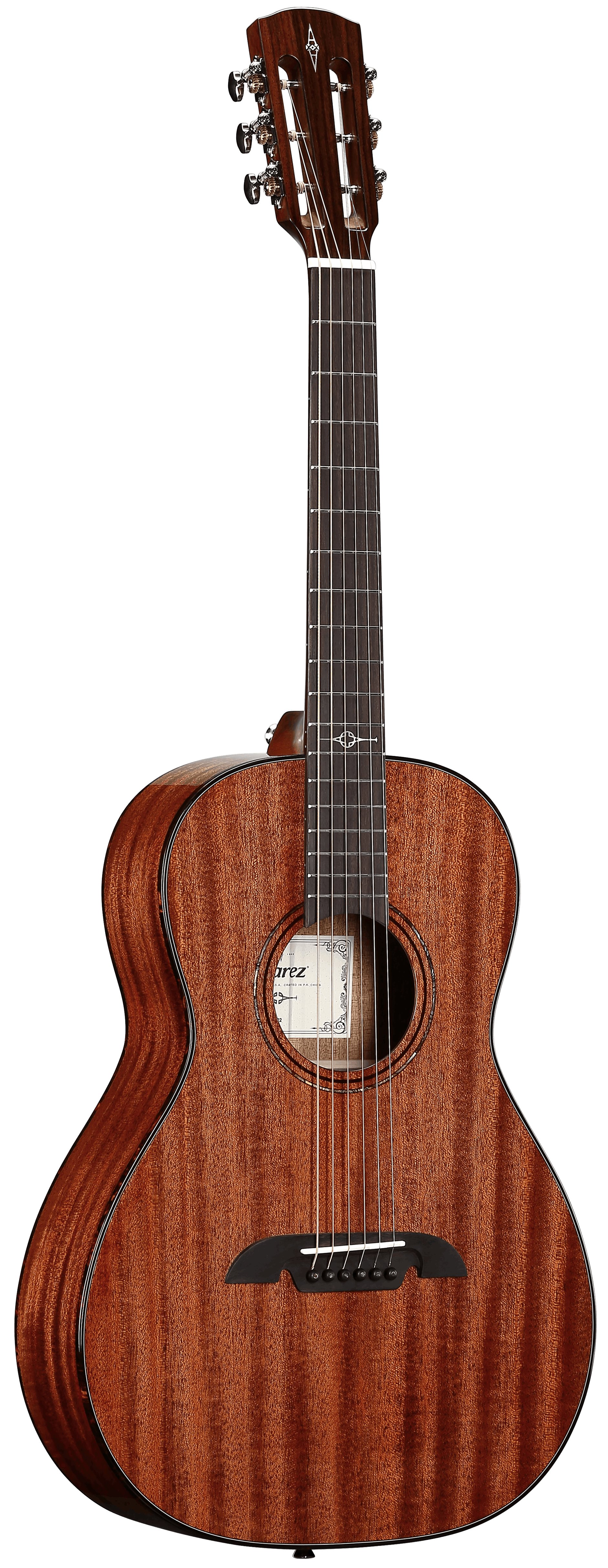 Alvarez Masterworks MP66 Parlour Acoustic Guitar in Natural - MP66-Alvarez-Masterworks-Parlor-Mahogany-top-back-Natural-LR-Baggs-HiFi-Left.jpg