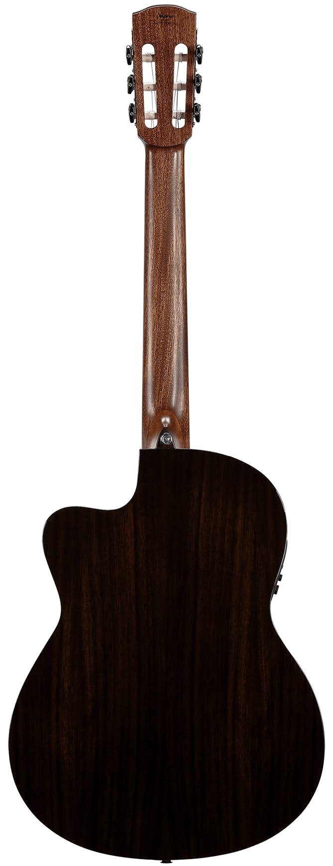 Alvarez Artist AC70HCE Classical Hybrid Electro-Acoustic in Natural with Cutaway - AC70HCESPBAR-Alvarez-Artist-Classical-Hybrid-Cutaway-Bevel-Spruce-top-Rosewood-back-Natural-LR-Baggs-SPB-Back.jpg