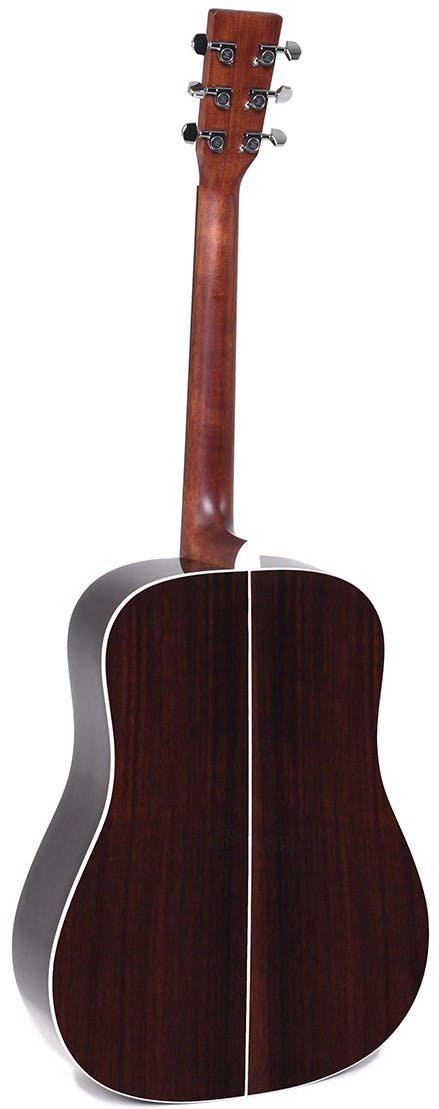 Sigma Dreadnought All Solid 1 Series Spruce Top - Solid Indian Rosewood Back and Sides - SIG-GTR-SDR-1-Sigma-Dreadnought-All-Solid-1-Series-Spruce-Top-Solid-Indian-Rosewood-Back-and-Sides-Back.jpg