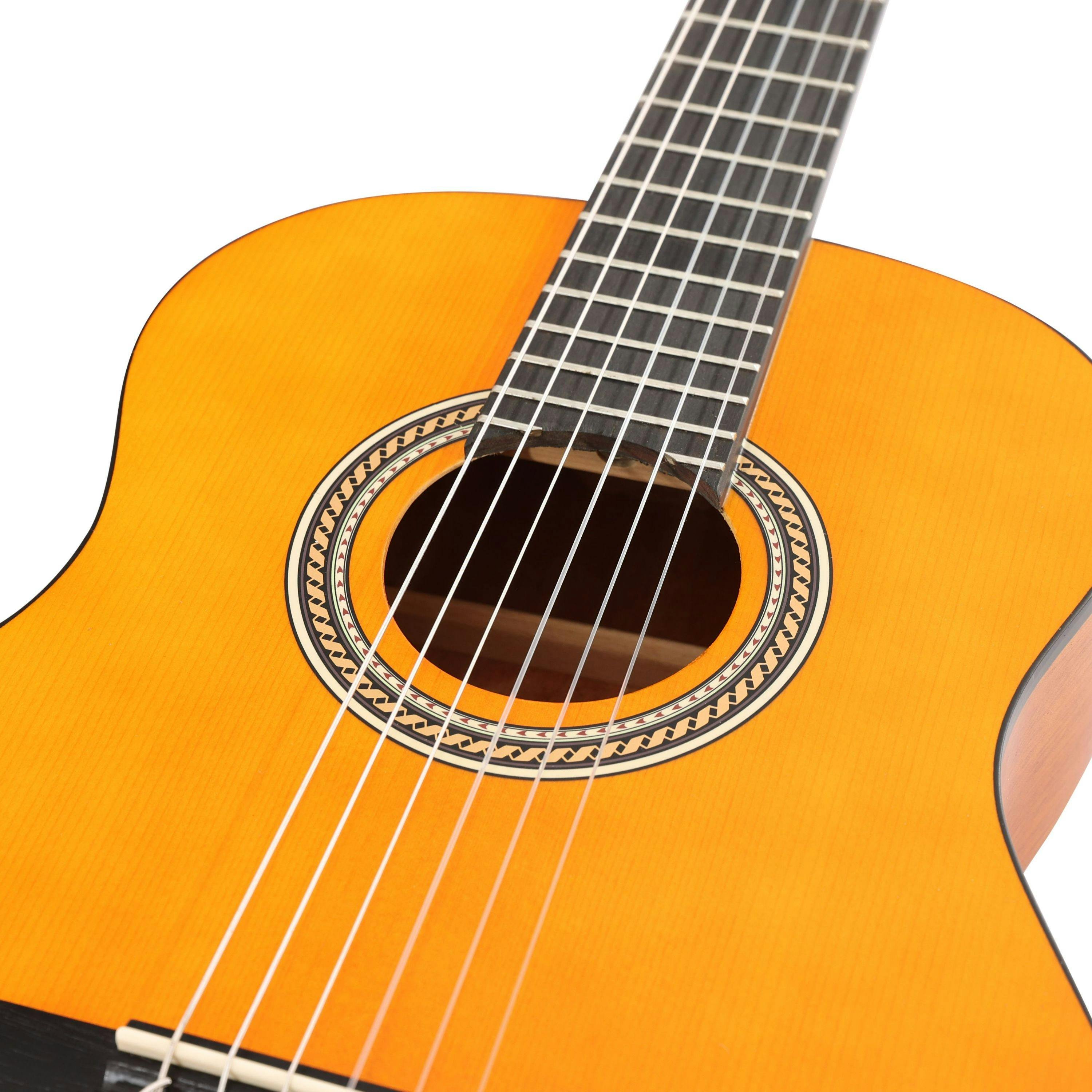 EastCoast C1 1/2 Size Deluxe Classical Nylon String Acoustic Guitar With Gig Bag - 479398-EastCoast C1 1 2 Size Classical Guitar in Natural 5.jpg