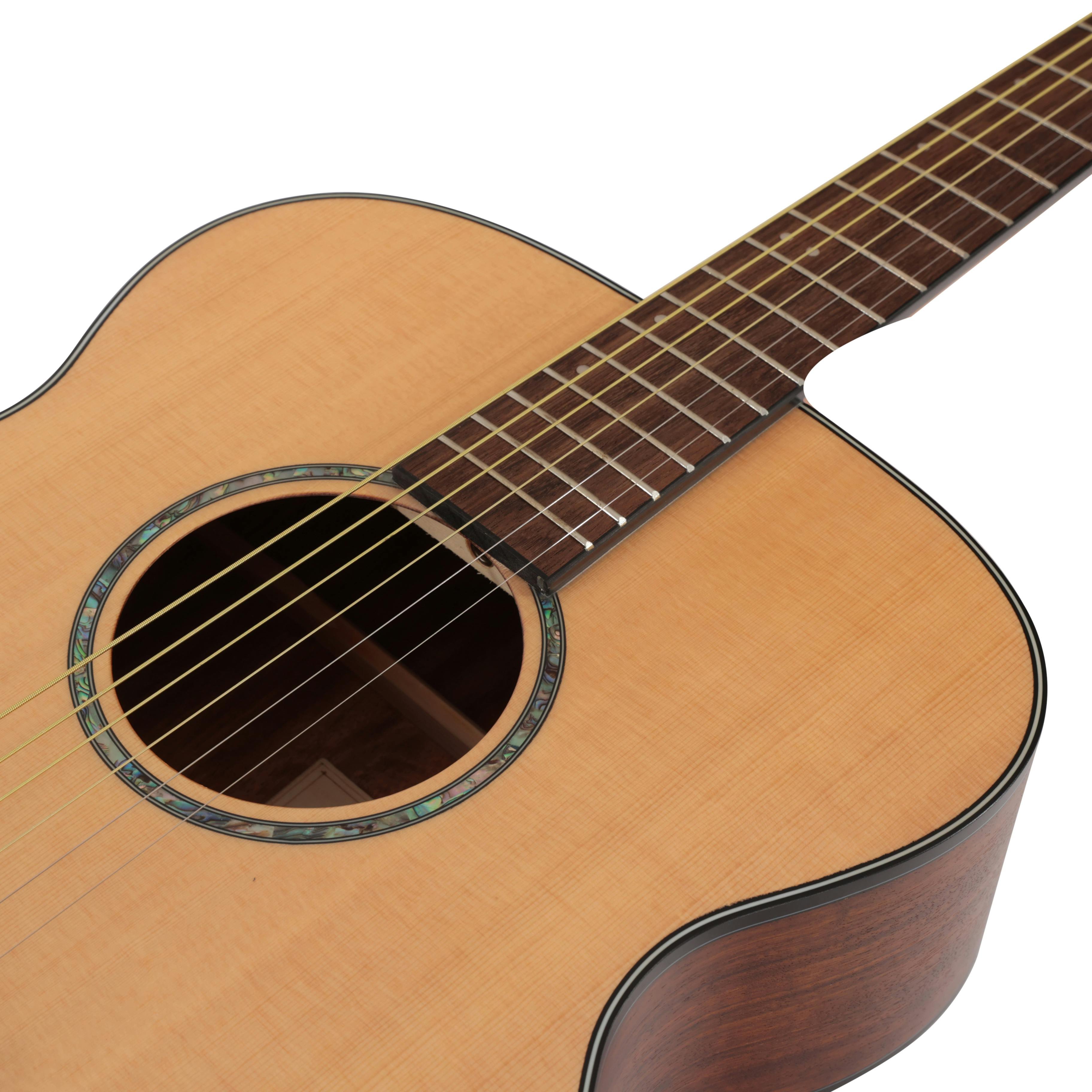 EastCoast G1S Grand Auditorium Satin Natural Spruce Solid Top - EC-G1S-NTS-EastCoast-G1S-Acoustic-Guitar-Soundhole.jpg