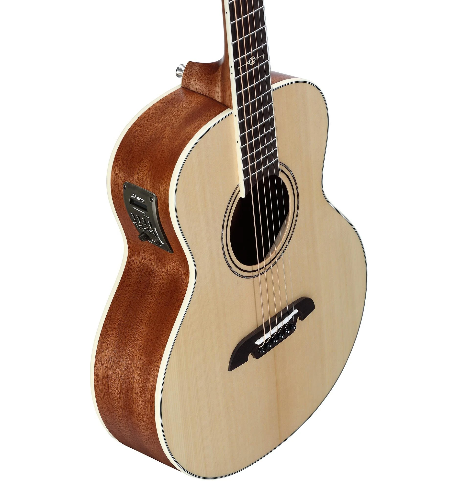 Alvarez Artist LJ2E Little Jumbo Electro Acoustic Guitar in Natural - LJ2E_TDown-1.jpg