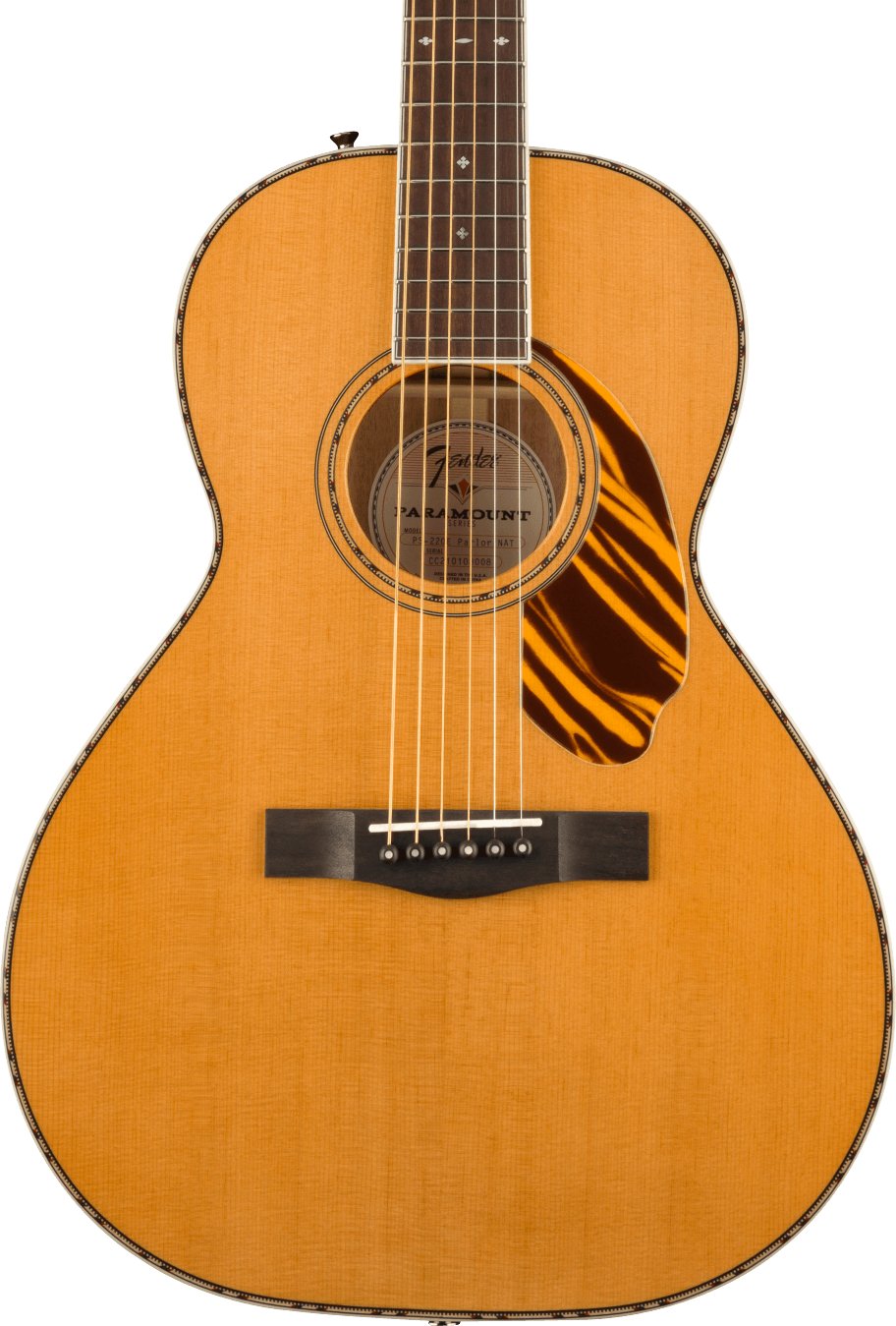 Fender Paramount PS-220E Parlour Electro-Acoustic in Natural - 490141-Fender PS-220E Parlour Electro Acoustic Guitar in Natural.jpg