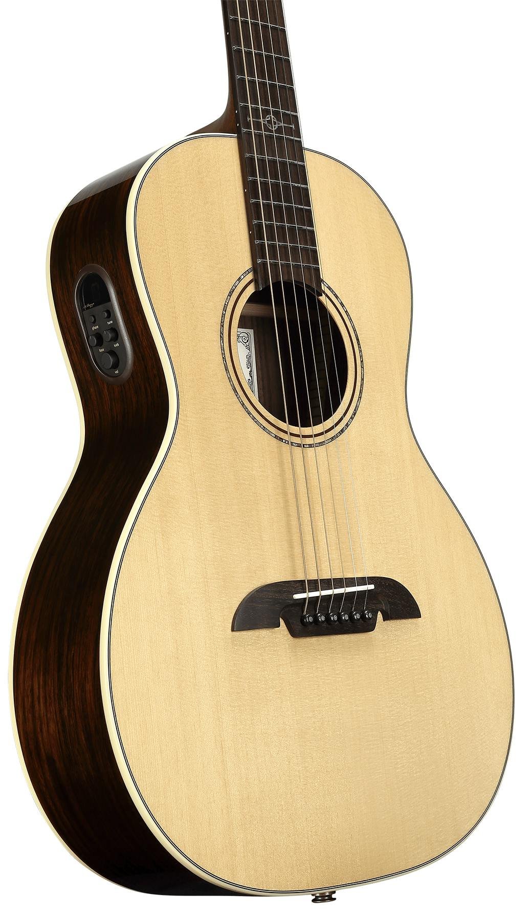 Alvarez Artist AP70E Parlour Electro Acoustic in Natural - AP70ESPB-Alvarez-Artist-Parlor-Spruce-top-Rosewood-back-Natural-LR-Baggs-SPB-Side.jpg