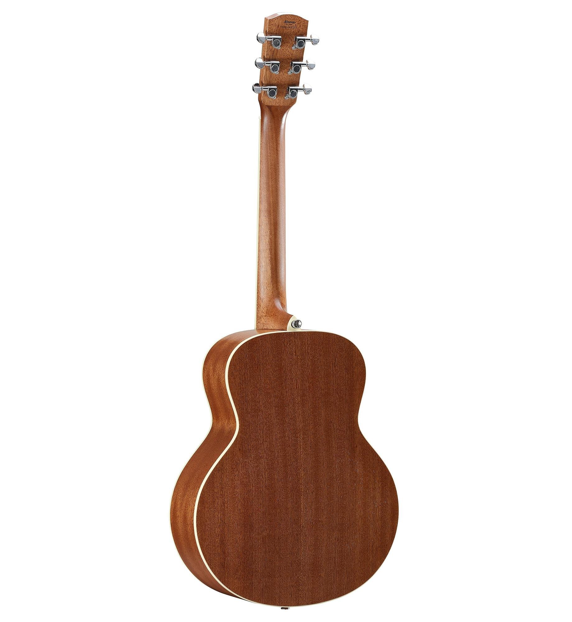 Alvarez Artist LJ2 Little Jumbo Acoustic Guitar in Natural - 294207-LJ2E_Back_3_4.jpg