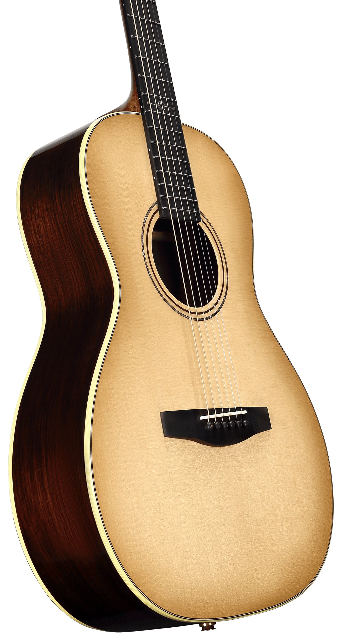 Alvarez Laureate LP70E Parlour Electro-Acoustic in Daybreak - LP70EHFDB-Alvarez-Laureate-Parlor-Spruce-topRosewood-back-Daybreak-LR-Baggs-HiFi-Side.jpg