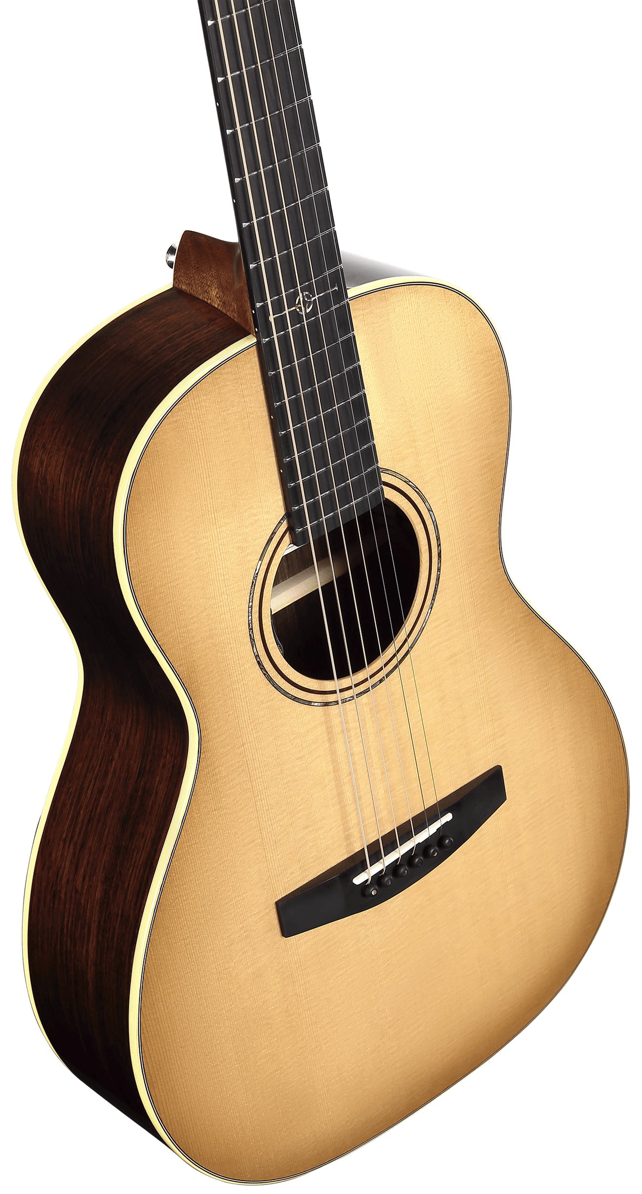 Alvarez Laureate LP70E Parlour Electro Acoustic in Daybreak - LP70EHFDB-Alvarez-Laureate-Parlor-Spruce-topRosewood-back-Daybreak-LR-Baggs-HiFi-Down.jpg