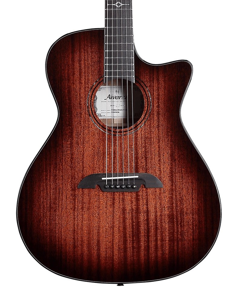 Alvarez Masterworks MG66CE Grand Auditorium Electro Acoustic in Shadowburst with Cutaway - MG66ce-Shadowburst_Front-hero.jpg