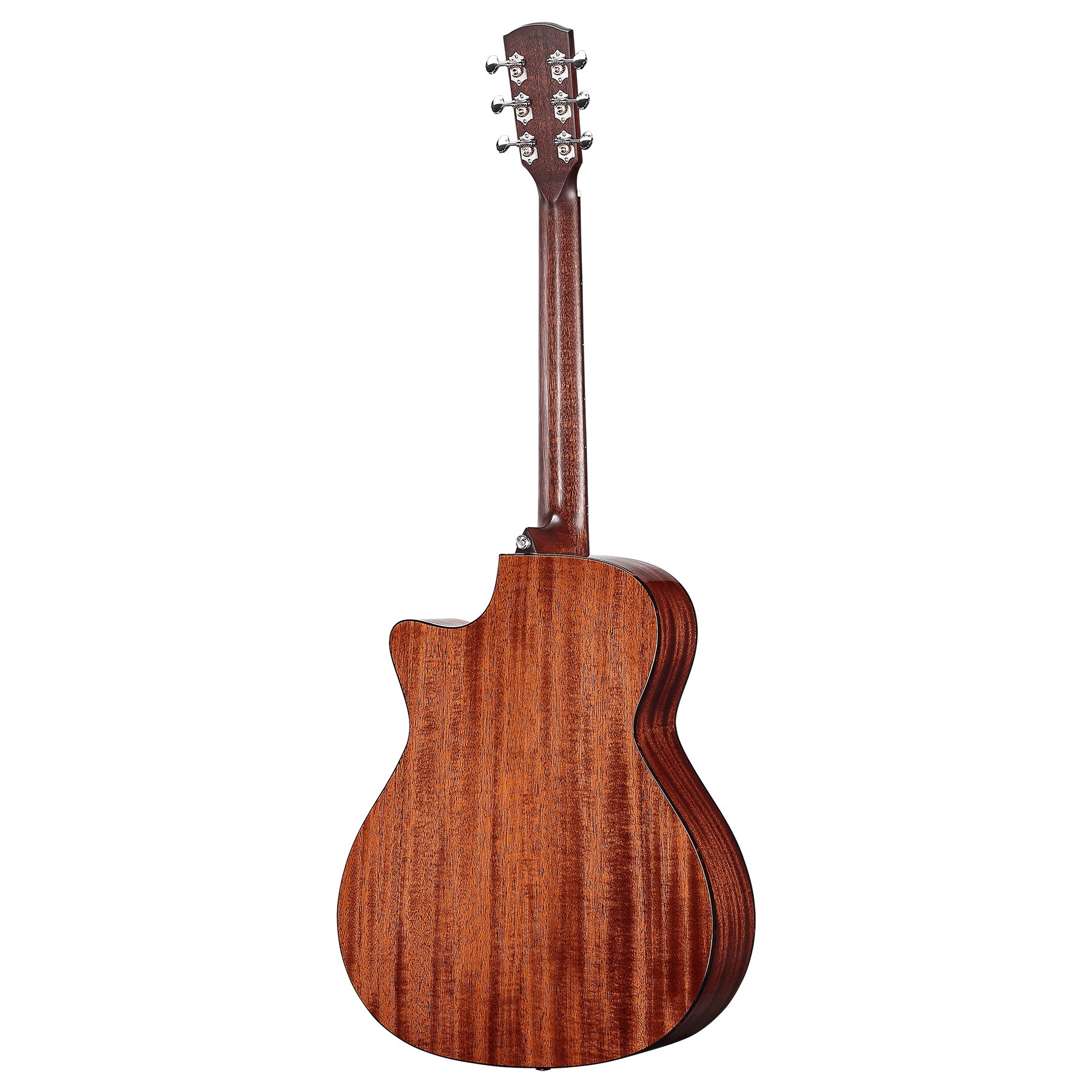 Alvarez Masterworks MG66CE Grand Auditorium Electro-Acoustic in Shadowburst with Cutaway - MG66ce-Shadowburst_Back_Right_3-4.jpg