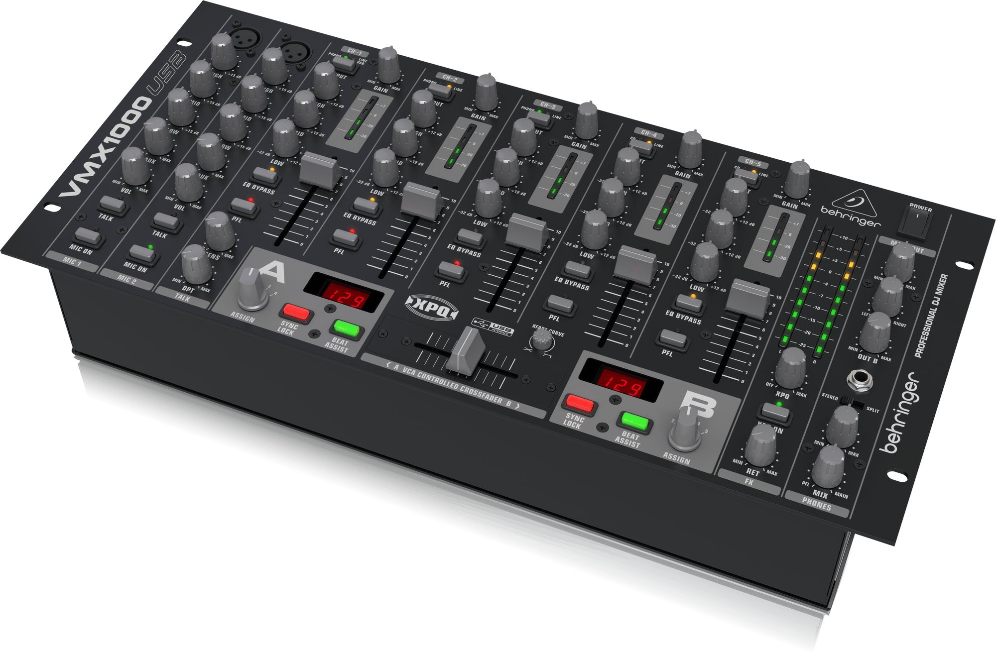 Behringer VMX1000USB 7-Channel DJ Mixer and USB Interface