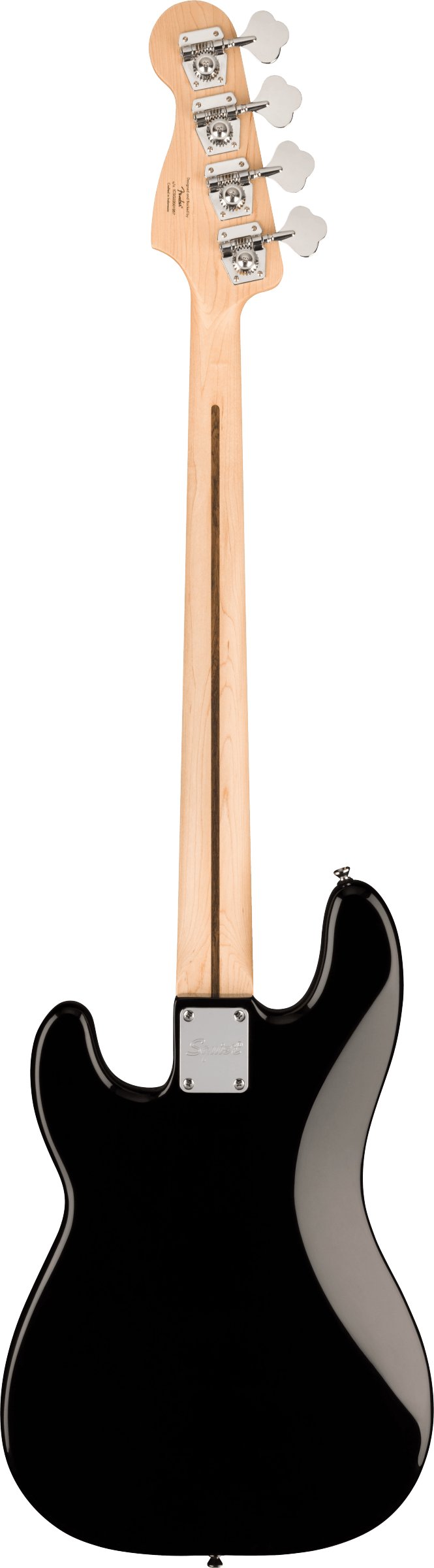 Squier Sonic Precision Bass Guitar in Black - 0373900506-Squier-Sonic-Precision-Bass-Guitar-Black-Back.jpg