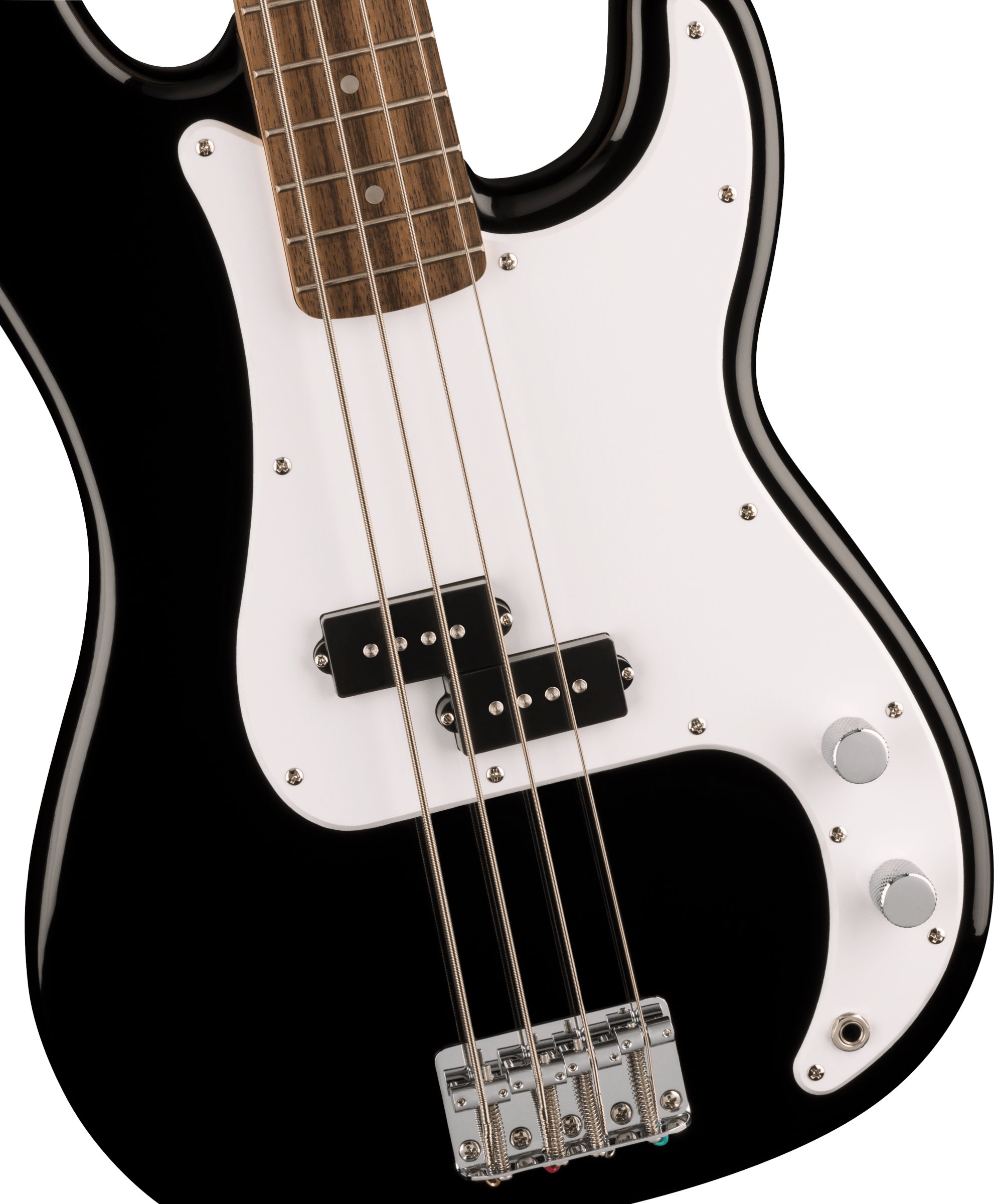 Squier Sonic Precision Bass Guitar in Black - 0373900506-Squier-Sonic-Precision-Bass-Guitar-Black-Pickup.jpg