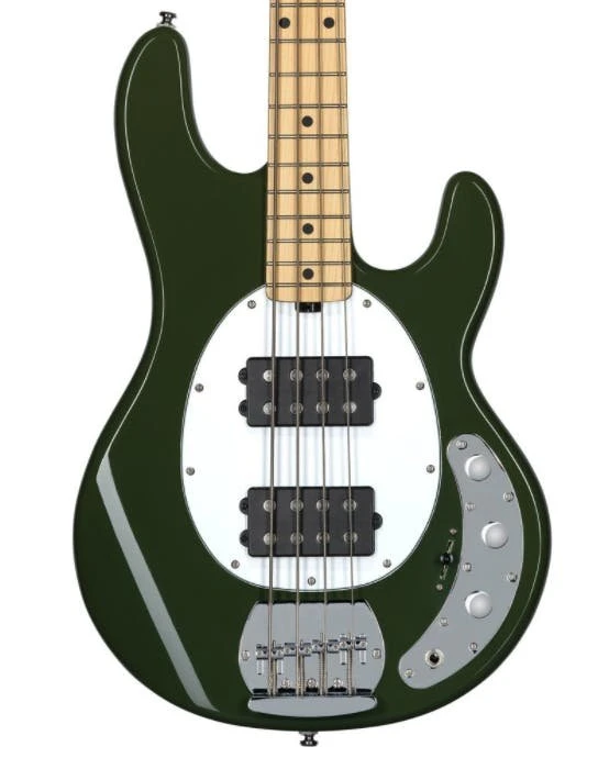 Sterling By Music Man StingRay Ray4HH in Olive - Andertons Music Co