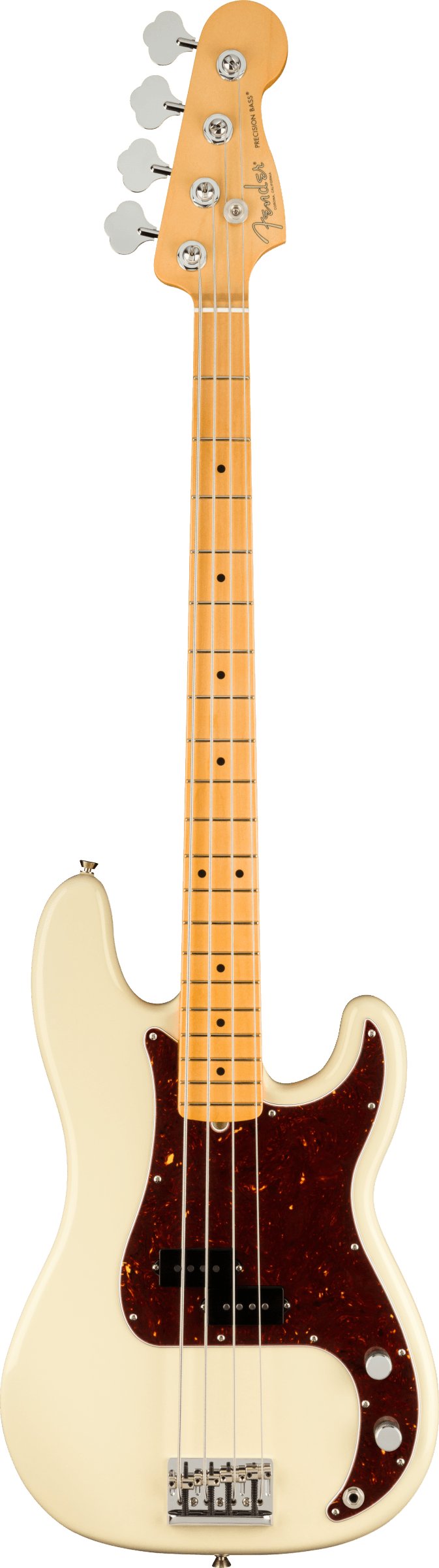 Fender American Professional II Precision Bass Guitar in Olympic White with Maple Fingerboard - 402507-0193932705_fen_ins_frt_1_rr.jpg