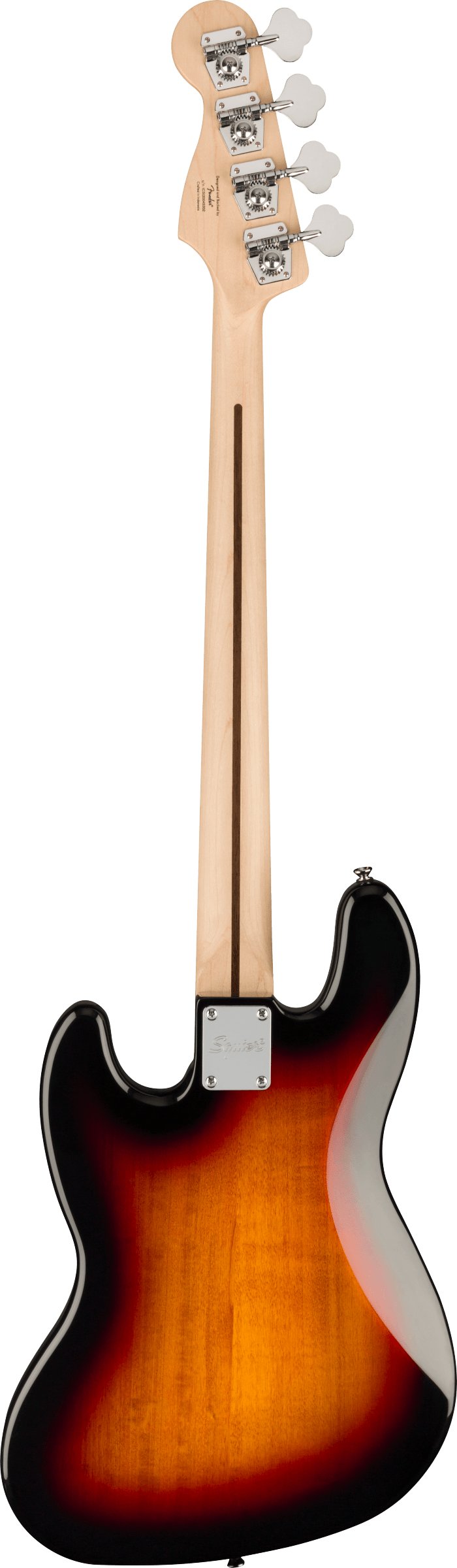 Squier Affinity Jazz Bass Guitar in 3-Colour Sunburst with Maple Fingerboard - 437270-0378602500_sqr_ins_bck_1_rl.jpg
