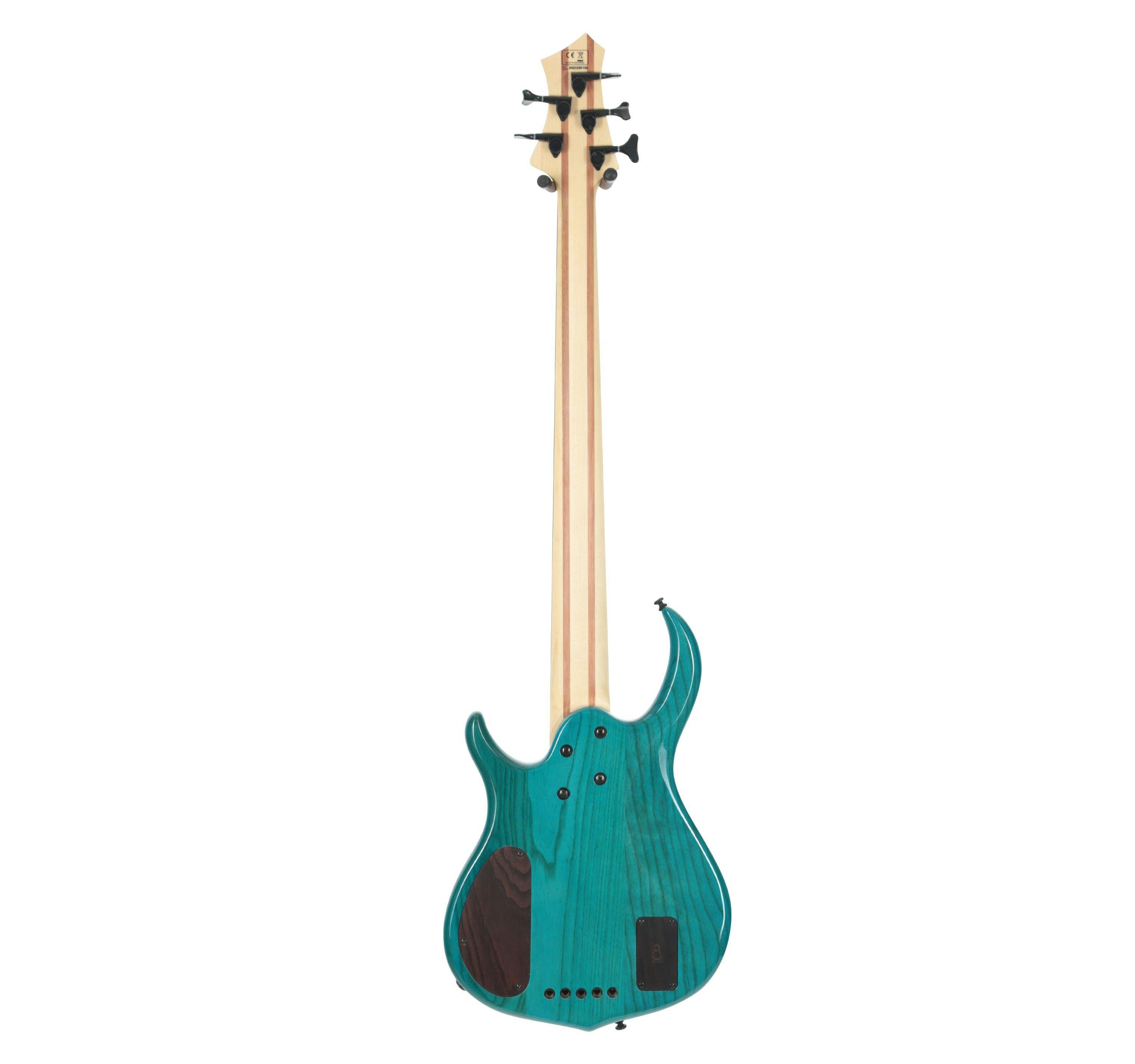 Sire Version 2 Marcus Miller M5 Swamp Ash 5-String Bass Guitar In Transparent Blue - 408549-VER2M5SA5TBL (3).jpg