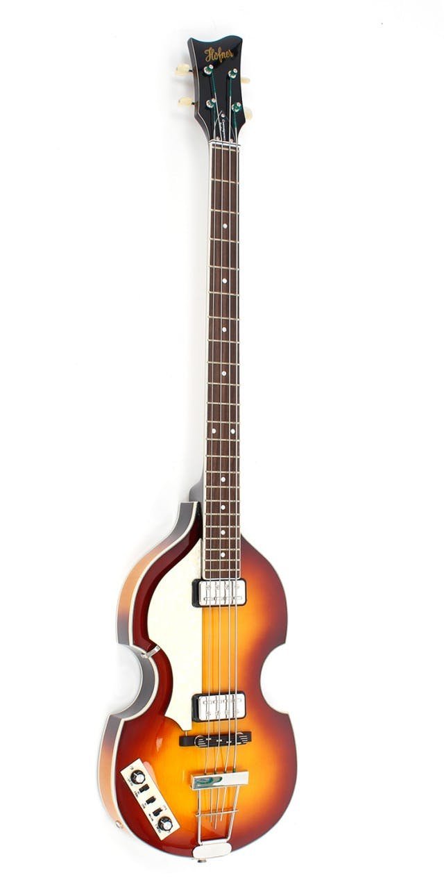 Hofner HCT Violin Bass Guitar Sunburst Lefthanded - Andertons