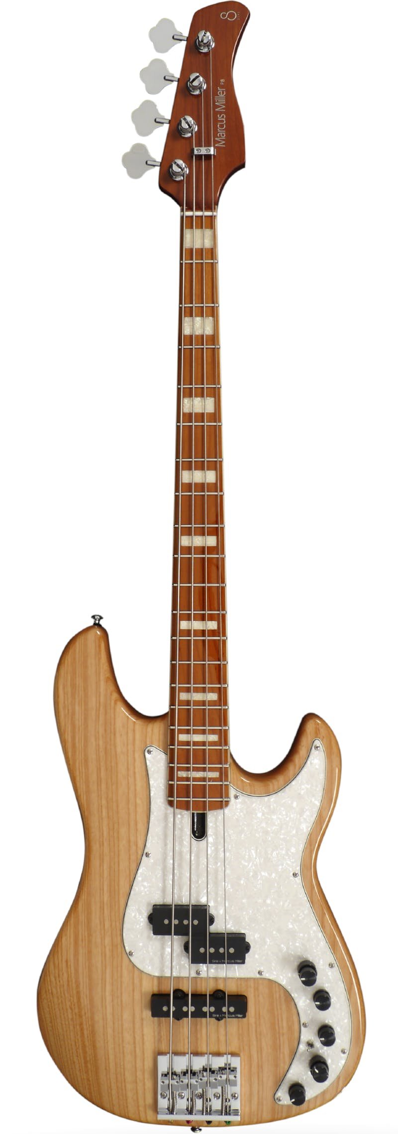 Sire Marcus Miller P8 Swamp Ash 4-String Bass Guitar in Natural - SIREP8AW4NT-Sire-P8-4-String-Bass-Natural.jpg