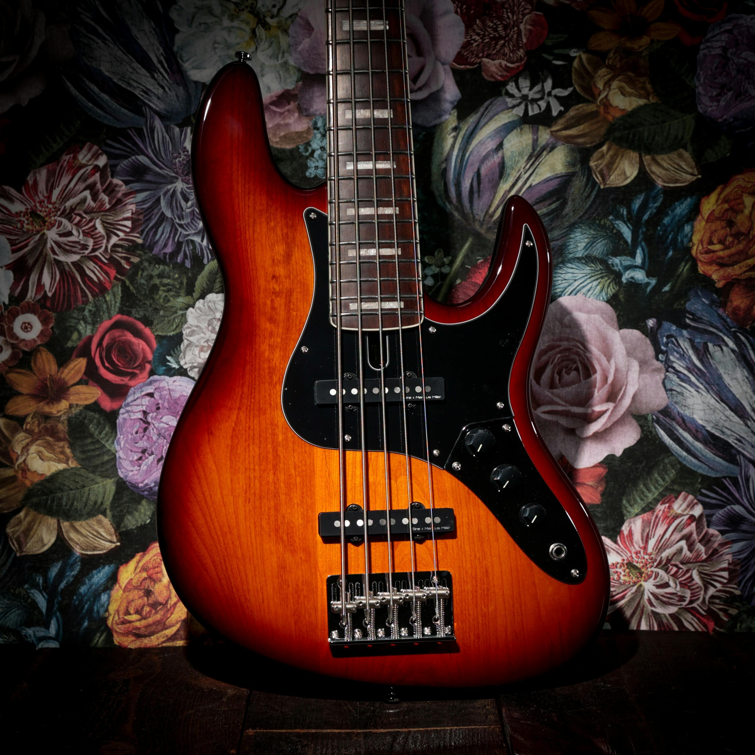 Sire Marcus Miller V5 24 Fret 5-String Bass Guitar in Tobacco Sunburst - SIRE24V55TS-IMGL1404.jpg