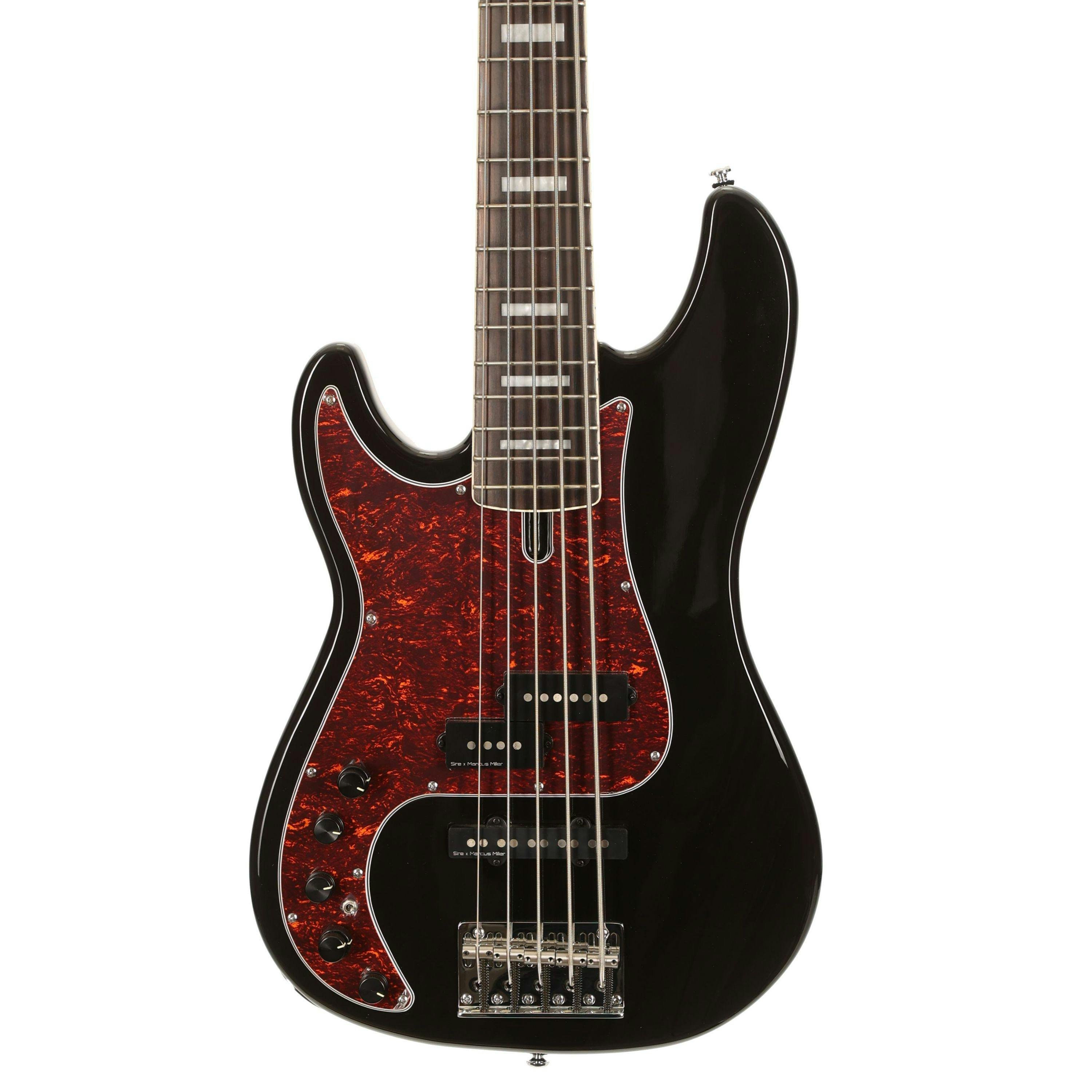 Sire V2 Updated Left Handed Marcus Miller P7 Alder 5 String Trans Black - 477078-Sire Version 2 Updated Left Handed Marcus Miller P7 Alder 5 String in Trans Black.jpg