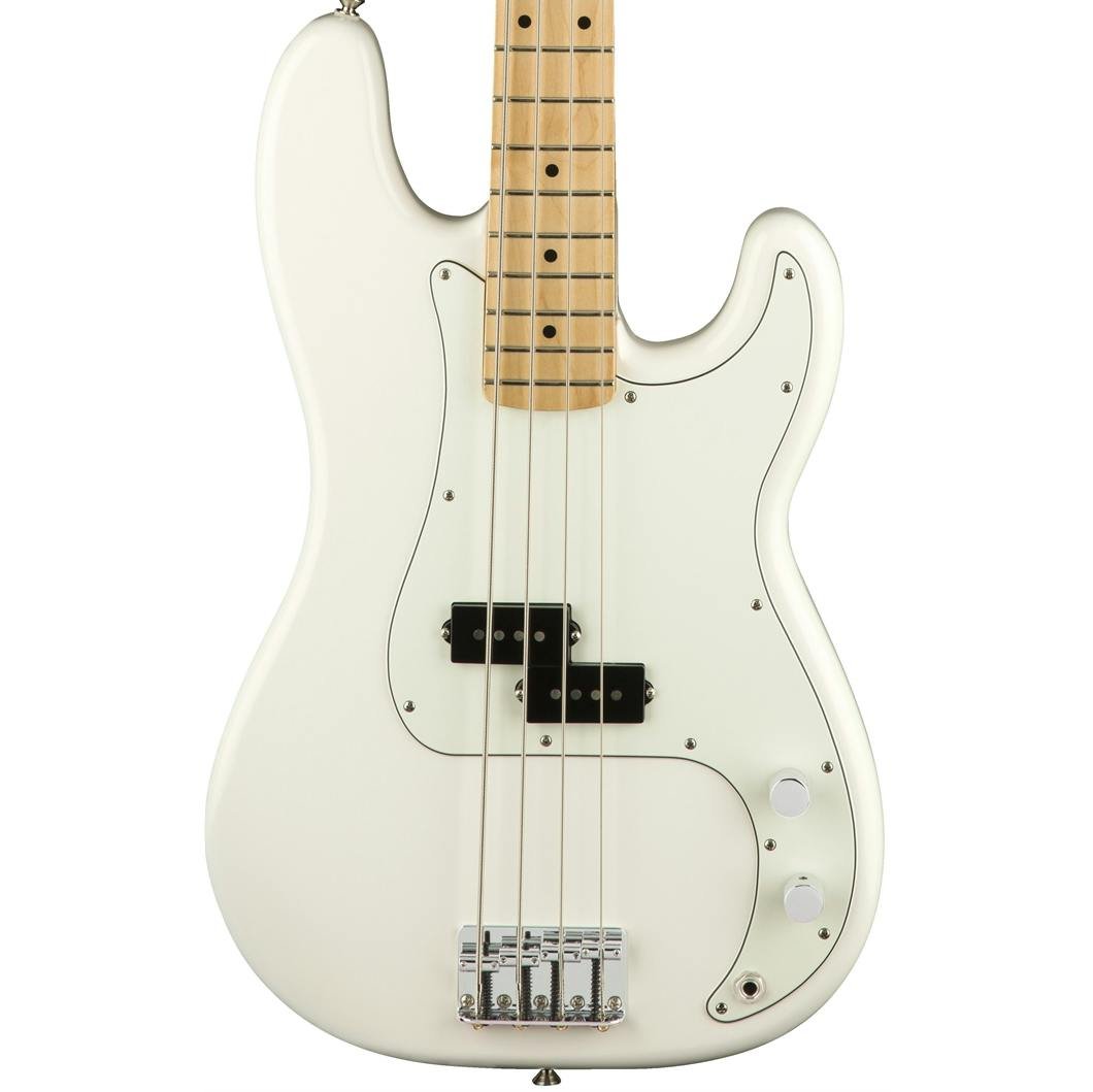 Fender Player Precision Bass Polar White Maple fretboard
