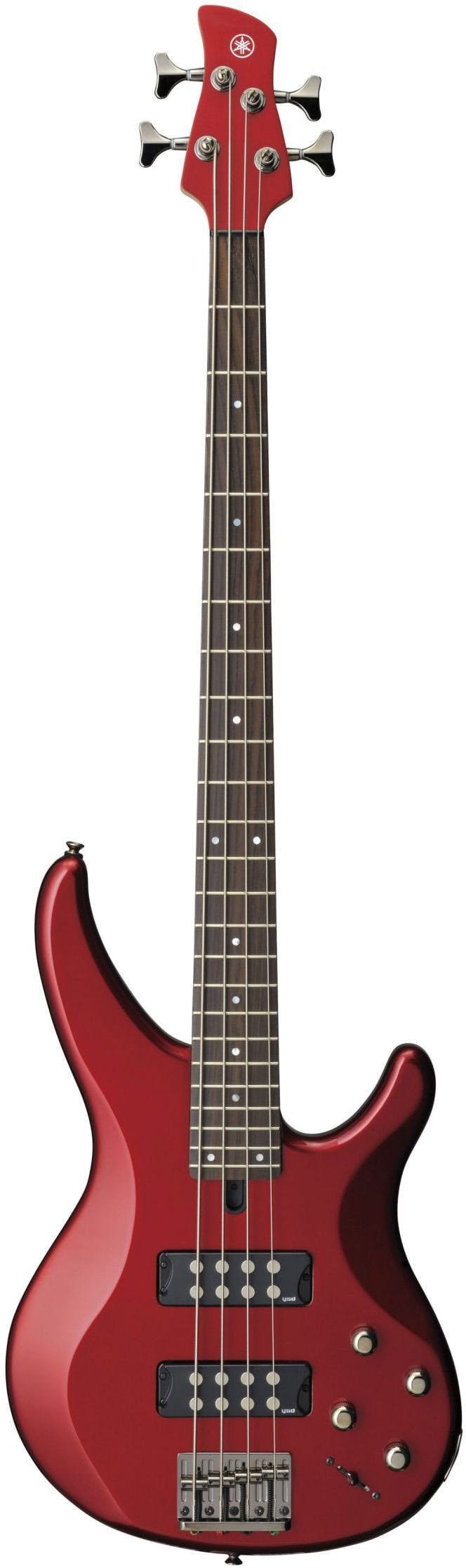Yamaha TRBX304 4-String Bass Guitar in Candy Apple Red - Andertons