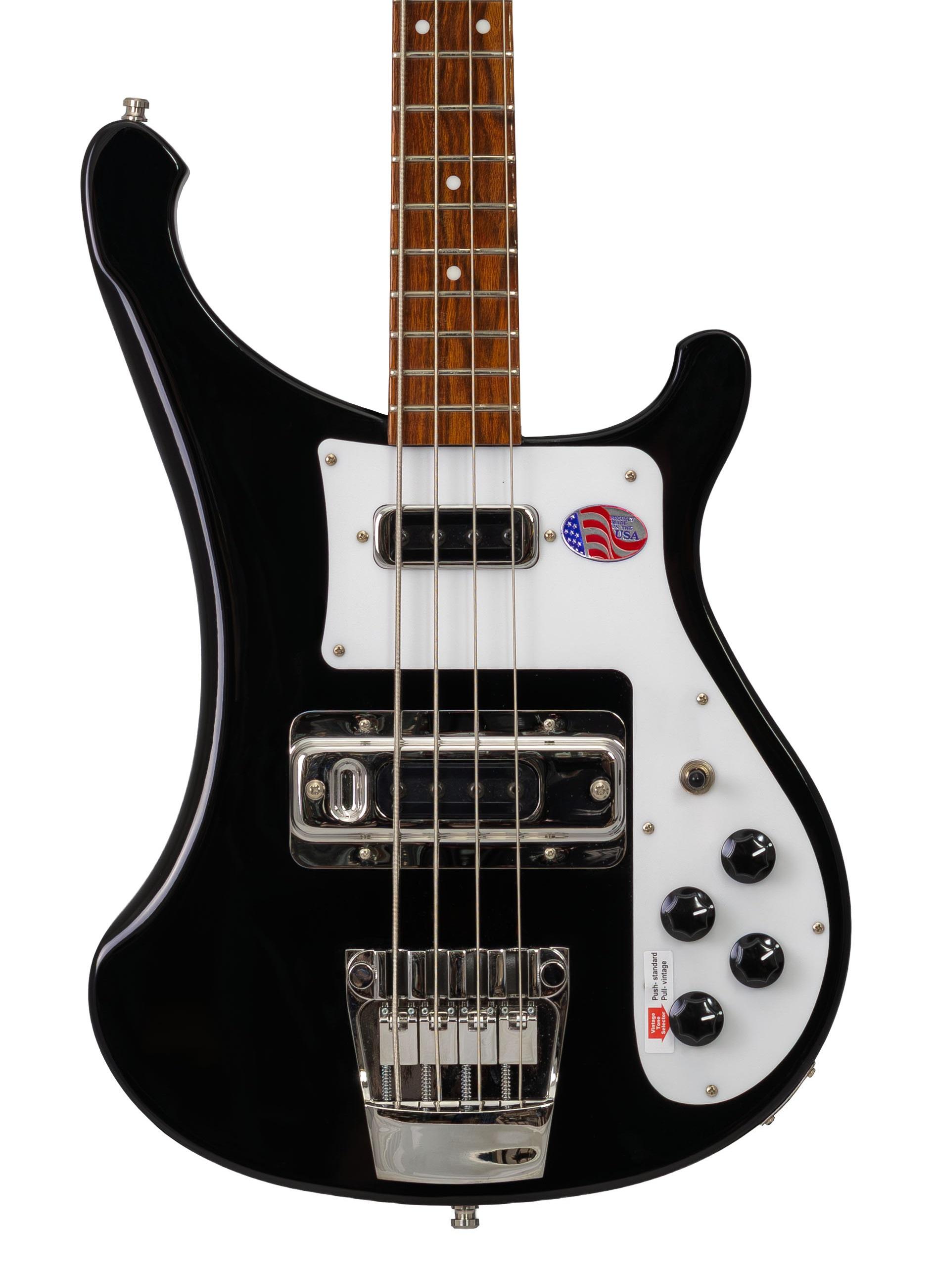Rickenbacker 4003S Bass Guitar in Jetglo - 4003SJG - Front (2025 Model)-hero.jpg