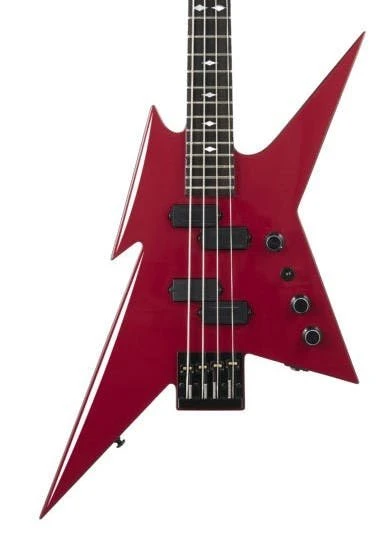 B.C. Rich Ironbird Mk1 Legacy Series Bass Guitar in Gloss Red - IB4RD-B.C.-Rich-Ironbird-Mk1-Legacy-Series-Bass-Guitar-in-Red-hero.jpg