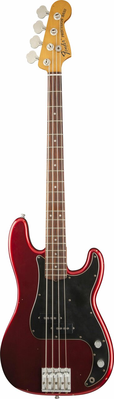 Fender Nate Mendel of the Foo Fighters Precision Bass Guitar in Candy Apple Red - 22803-0142500309.jpg