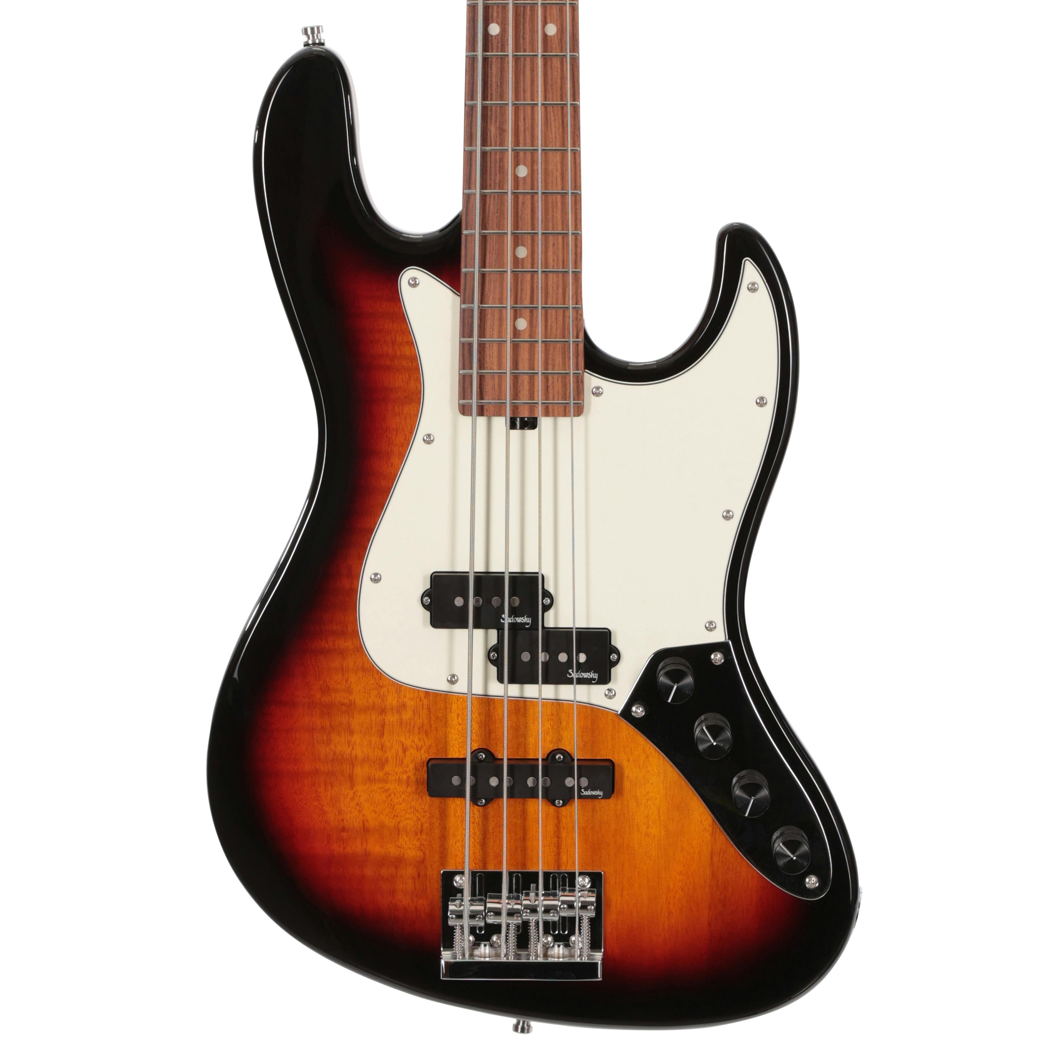Sadowsky MetroExpress SMX 21 Fret Hybrid PJ 4-String in Tobacco Burst, Morado - SAD-MX21HP4-69R-1.jpg