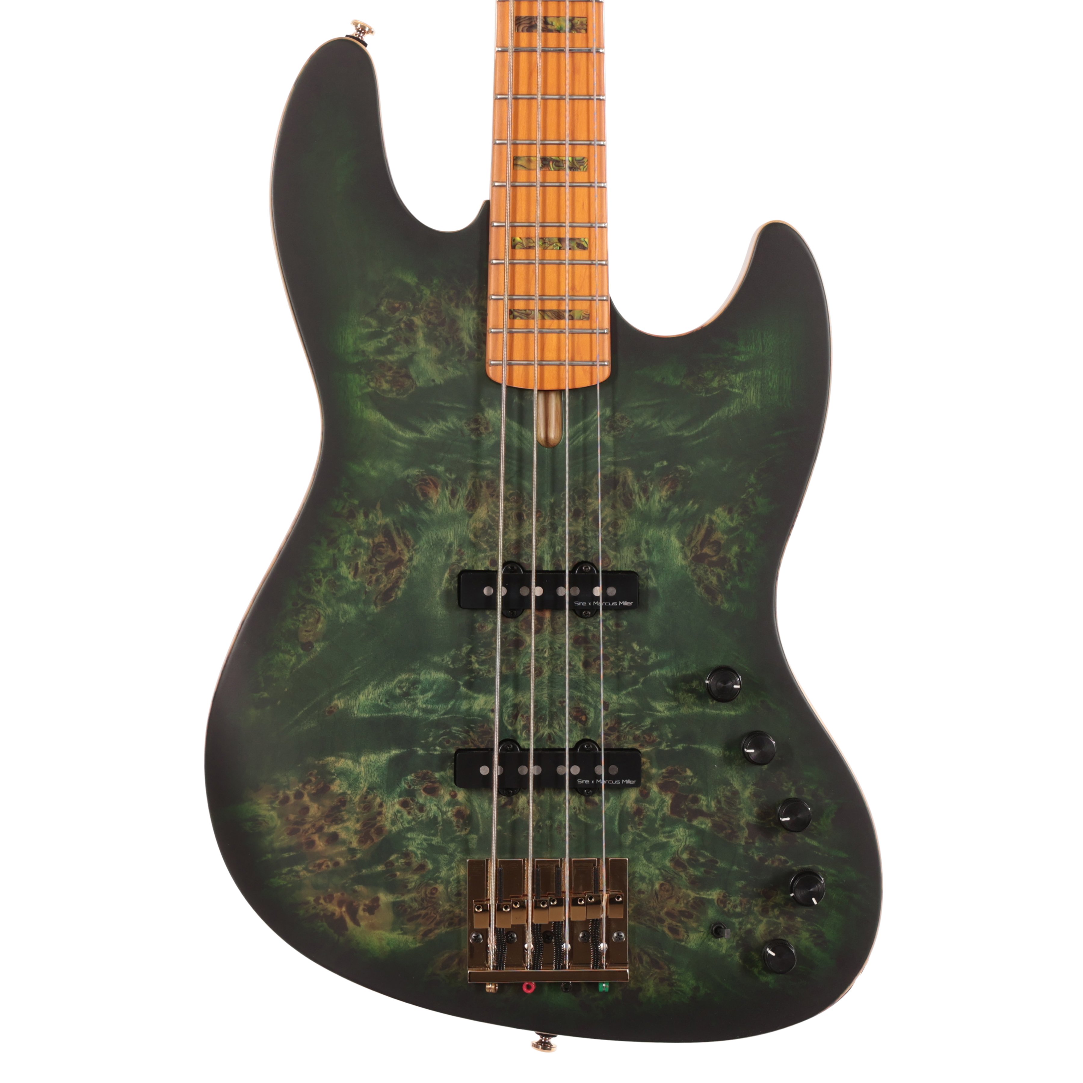 Sire Marcus Miller V10 4-String Bass Guitar in Transparent Green Satin - SIREV104TGRS (2).jpg