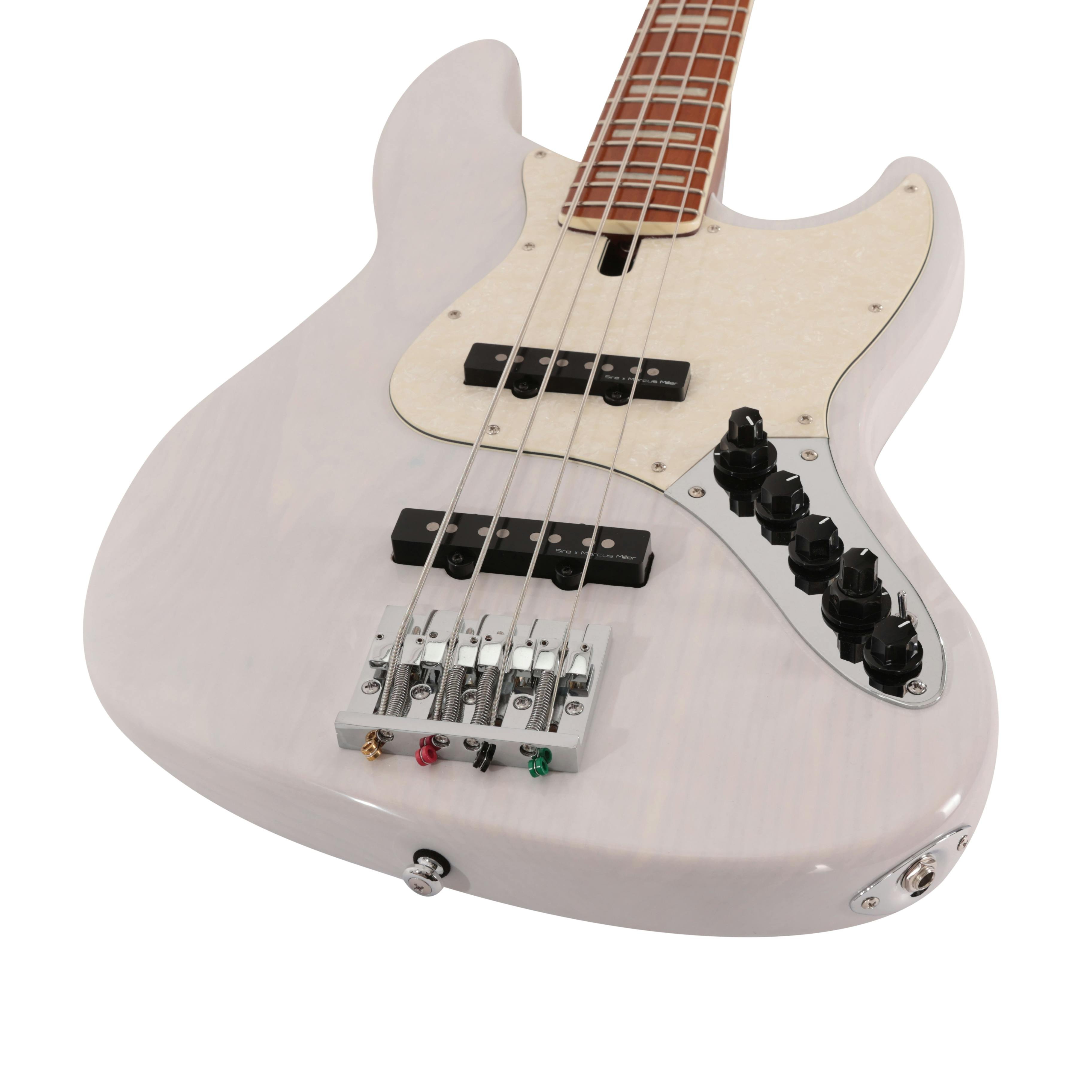 Sire Marcus Miller V8 Swamp Ash 4-String Bass Guitar in White