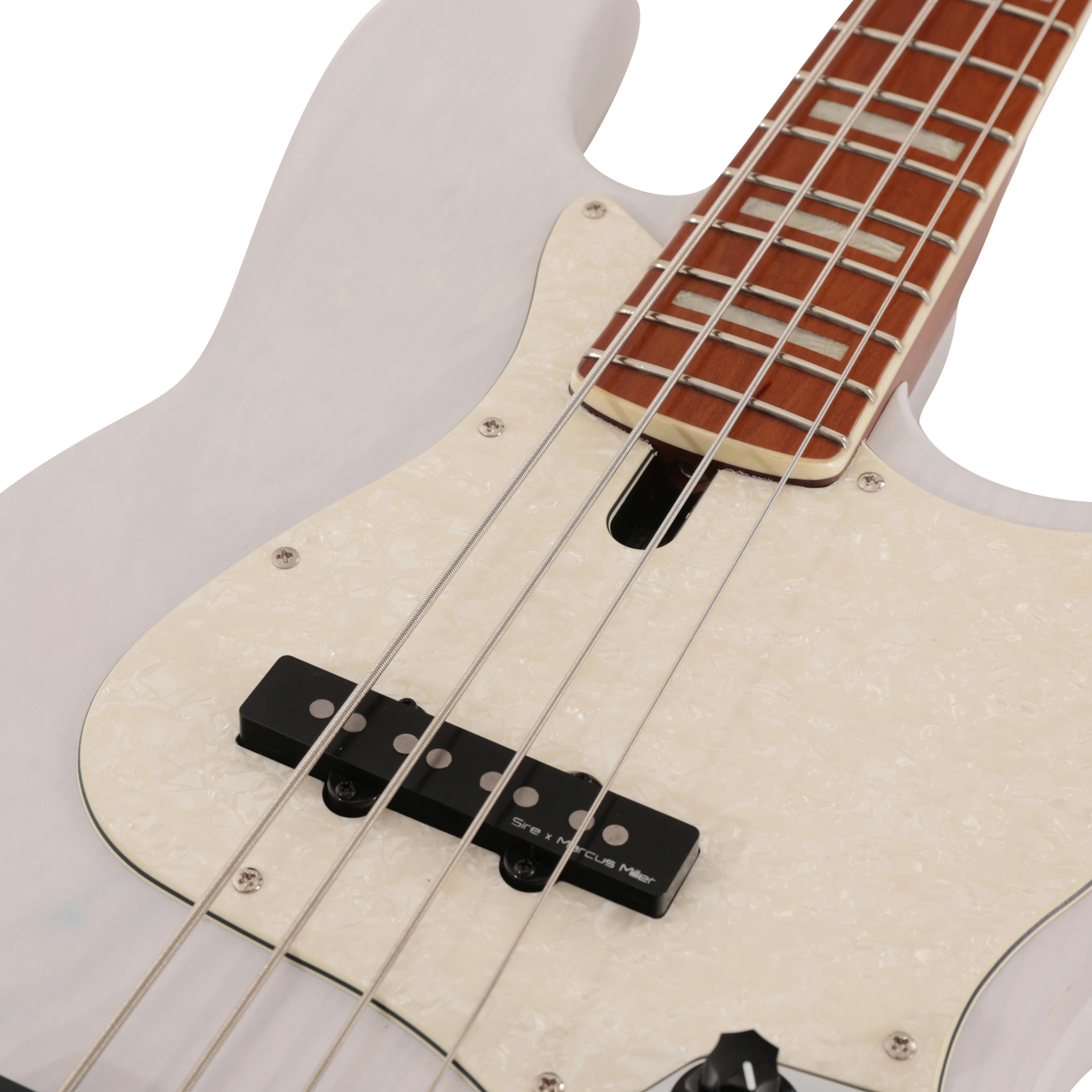 Sire Marcus Miller V8 Swamp Ash 4-String Bass Guitar in White