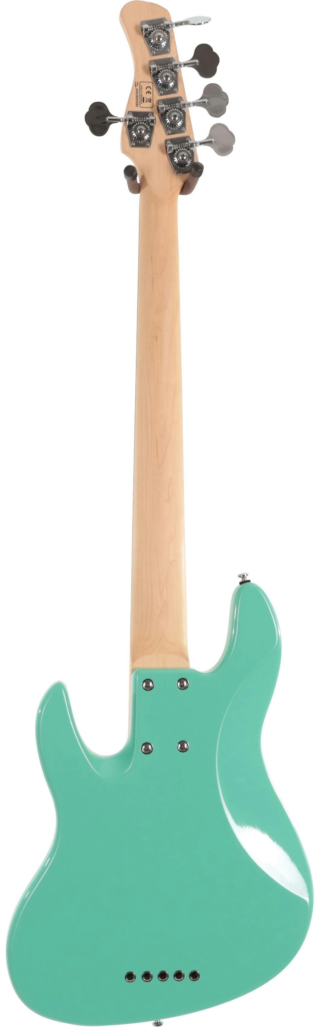 Sire Marcus Miller V5 24 Fret 5-String Bass Guitar in Mild Green - SIRE24V55MLG-Sire-V5-24-Fret-5-String-Bass-Mild-Green-Back.jpg