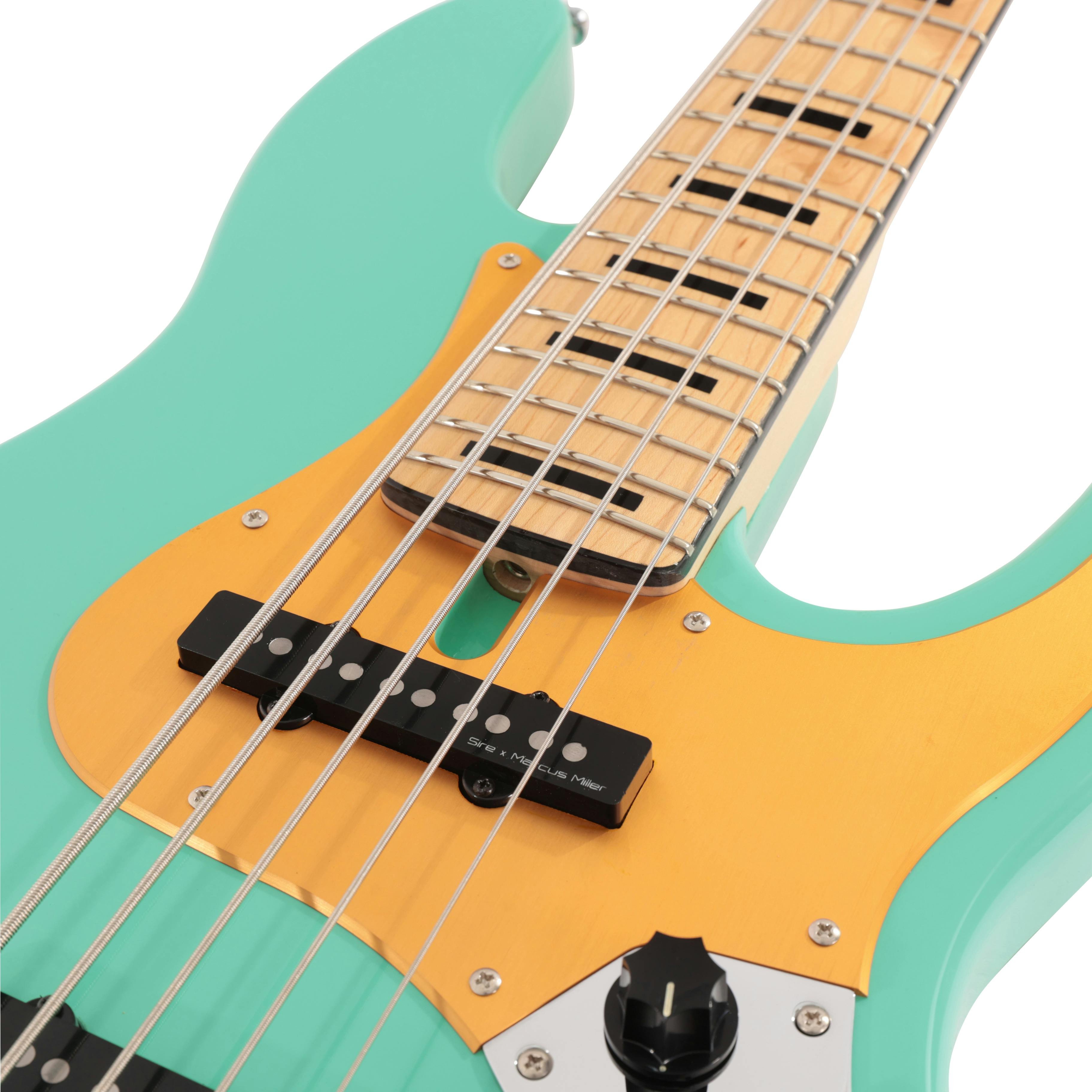 Sire Marcus Miller V5 24 Fret 5-String Bass Guitar in Mild Green - SIRE24V55MLG-Sire-V5-24-Fret-5-String-Bass-Mild-Green-Pickups.jpg
