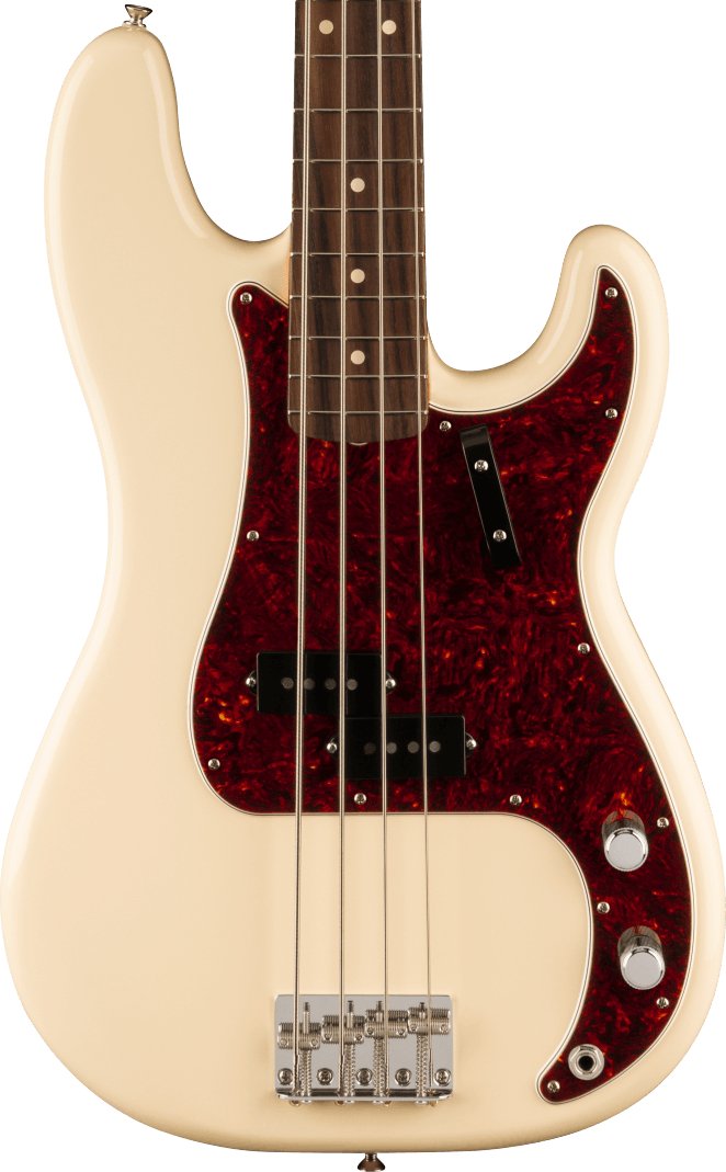 Fender Vintera II '60s P Bass Guitar in Olympic White - 0149220305-Fender-Vintera-II-60s-P-Bass-in-Olympic-White-Hero.jpg