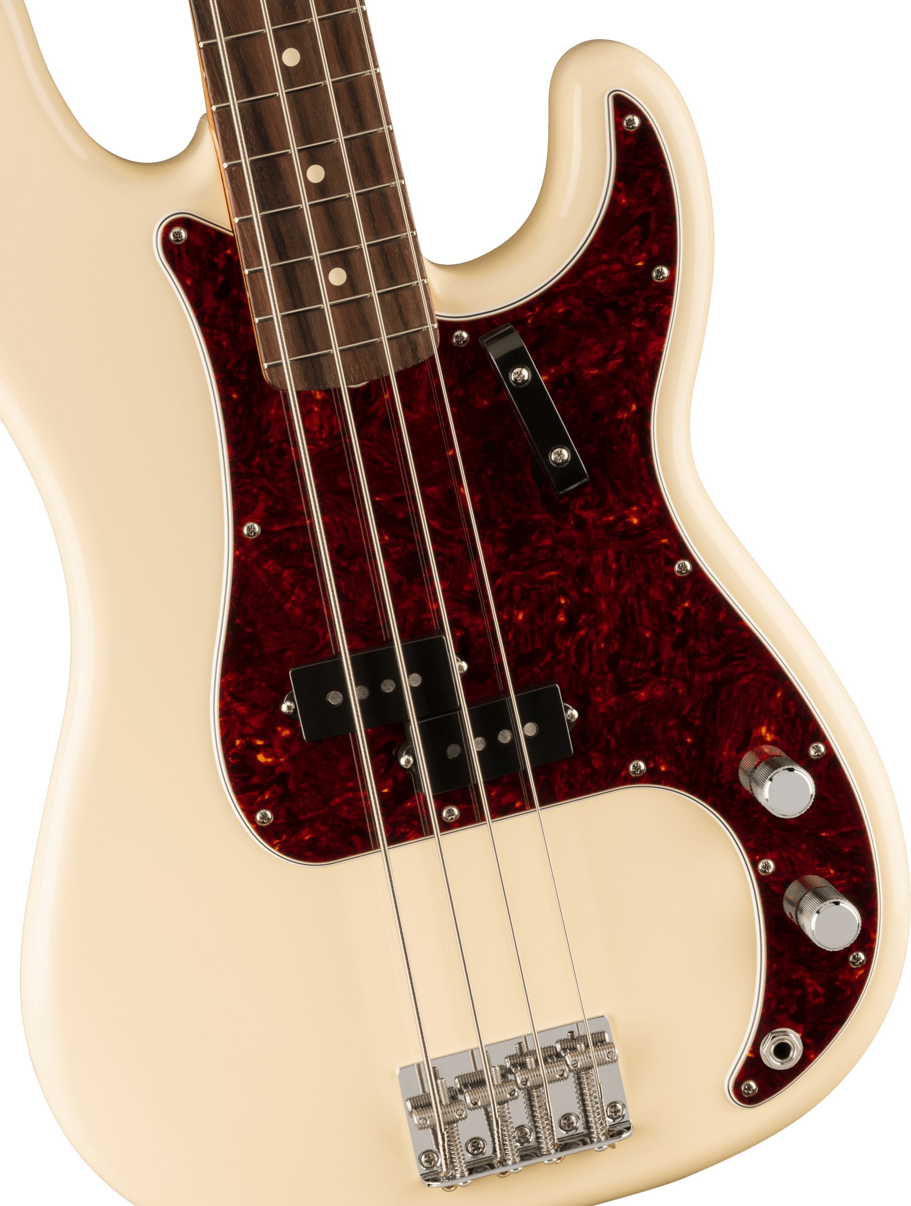 Fender Vintera II '60s P Bass Guitar in Olympic White - 0149220305-Fender-Vintera-II-60s-P-Bass-in-Olympic-White-Pickups.jpg