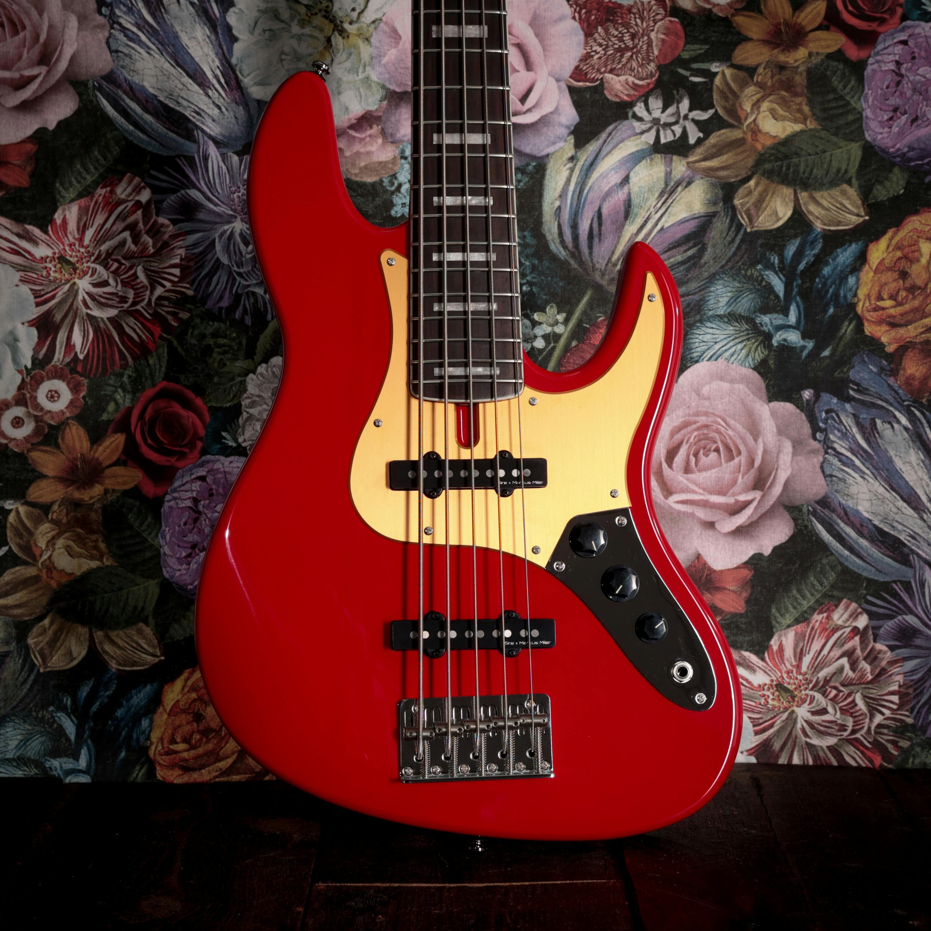 Sire Marcus Miller V5 24 Fret 5-String Bass Guitar in Dakota Red - SIRE24V55DRD-IMGL1389.jpg