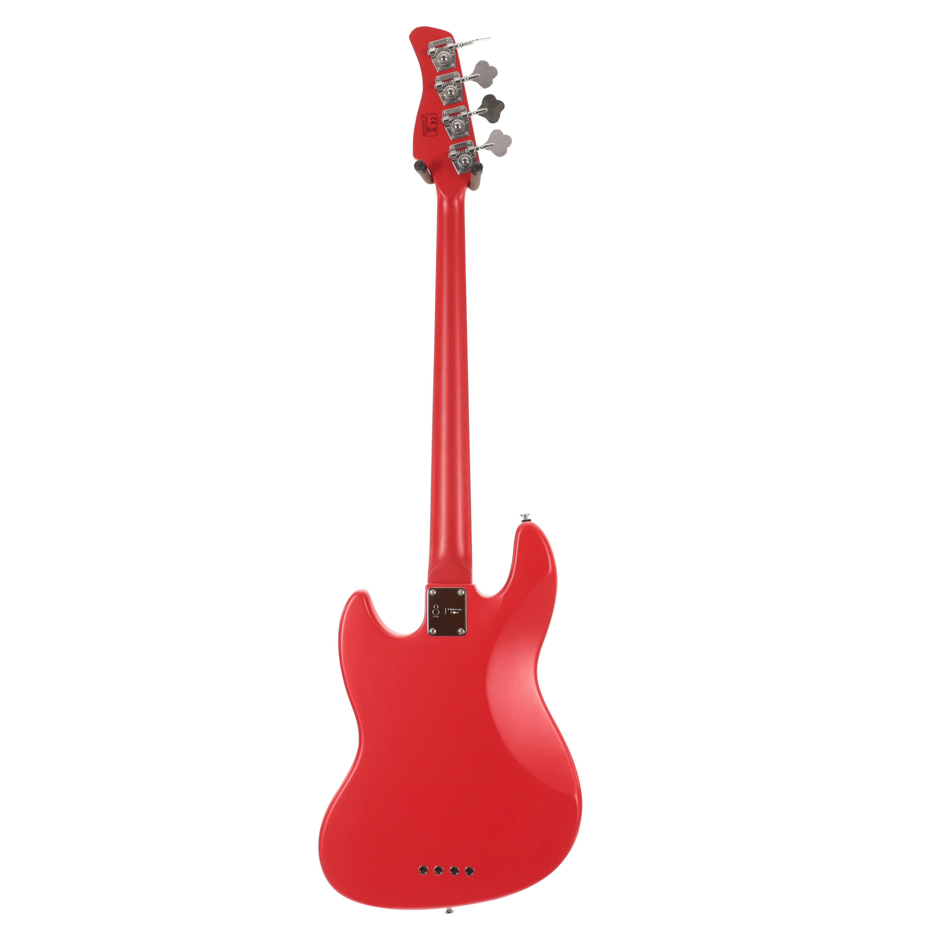 Sire Marcus Miller V3P Passive 4-String Bass Guitar in Satin Red - SIREV3P4RS-Sire-V3P-Passive-4-String-Bass-Satin-Red-Back.jpg