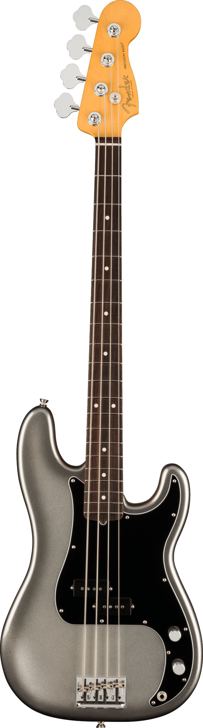 Fender American Professional II Precision Bass Guitar in Mercury - 402489-0193930755_fen_ins_frt_1_rr.jpg
