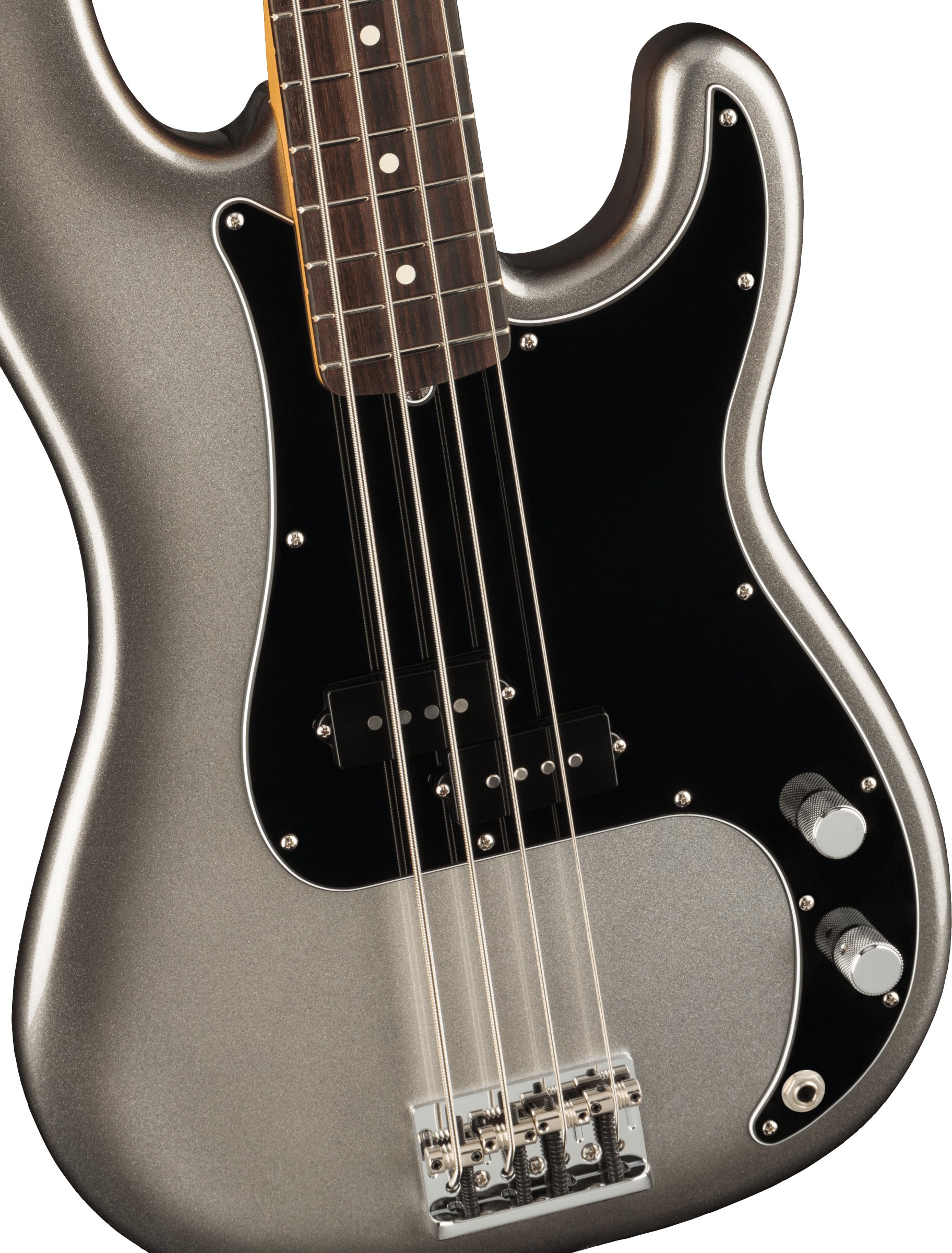 Fender American Professional II Precision Bass Guitar in Mercury