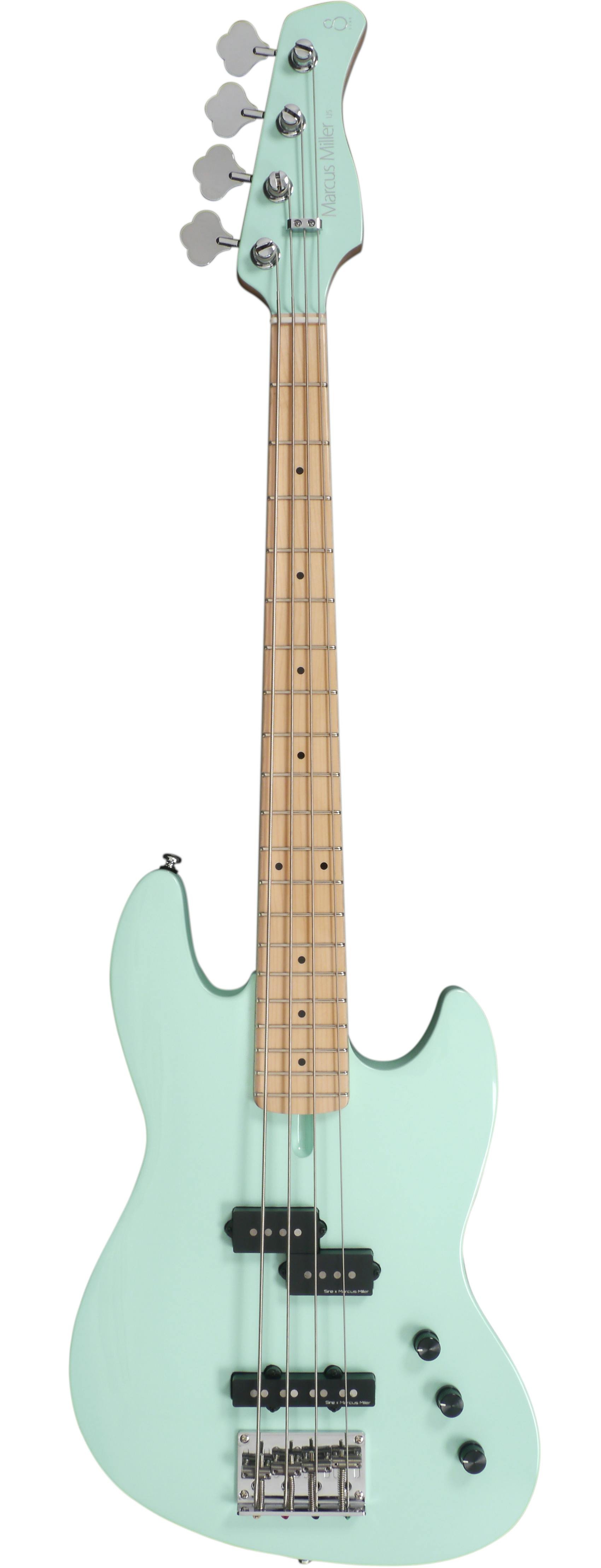 Sire Version 2 Marcus Miller U5 Short Scale Bass Guitar in Mint - VER2U5A4MINT-Sire-U5-Bass-Guitar-Mint-Green-Without-Binding.jpg