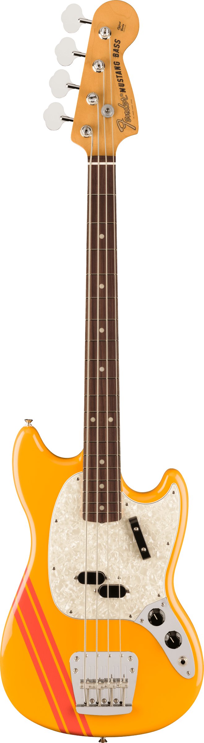Fender Vintera II '70s Mustang Bass Guitar in Competition Orange - 0149260339-Fender-Vintera-II-70s-Mustang-Bass-Competition-in-Orange-Front.jpg