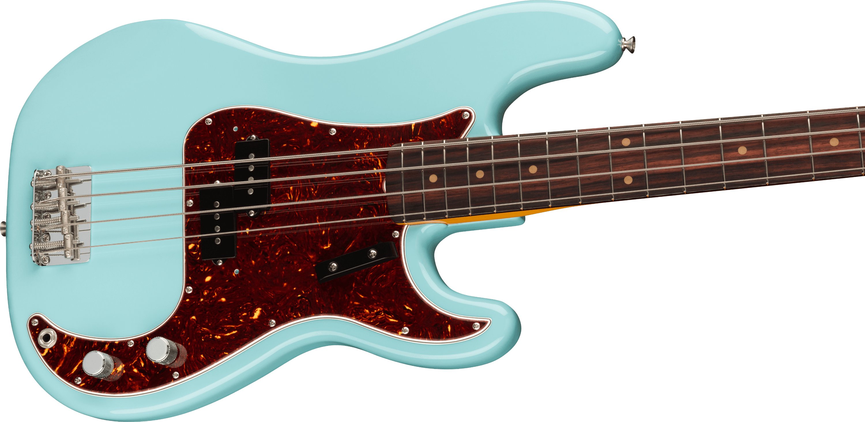 Fender American Vintage II 1960 Precision Bass Guitar in Daphne Blue - 542581-Fender-American-Vintage-II-1960-Precision-Bass-Daphne-Blue-Angle.jpg