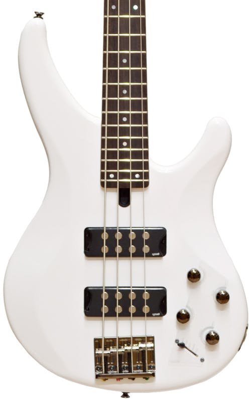 Yamaha TRBX304 4-String Bass Guitar White - Andertons Music Co.