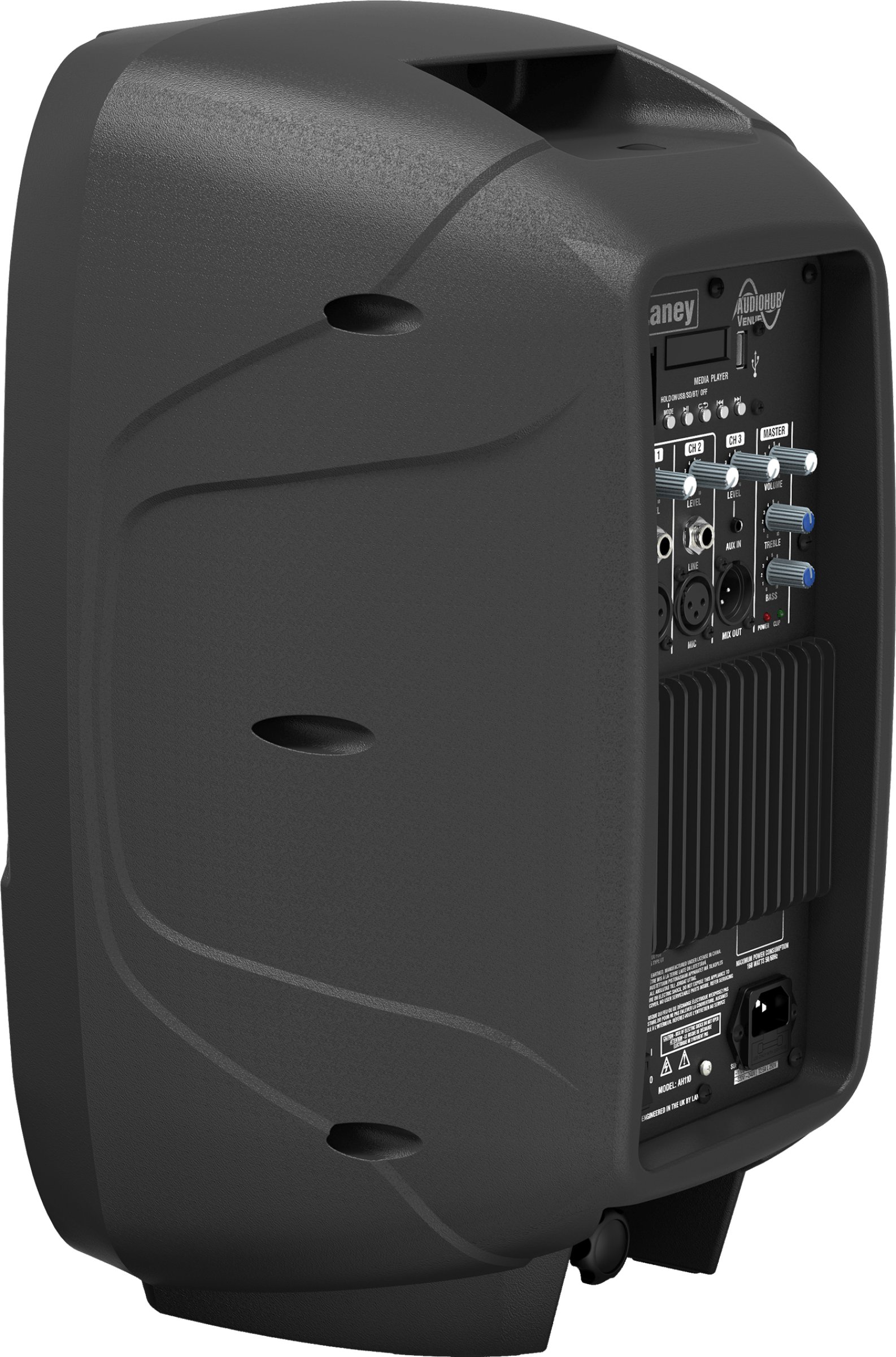 Laney Audiohub 110 Powered PA Speaker with Bluetooth - 360957-AH110_Panel.jpg