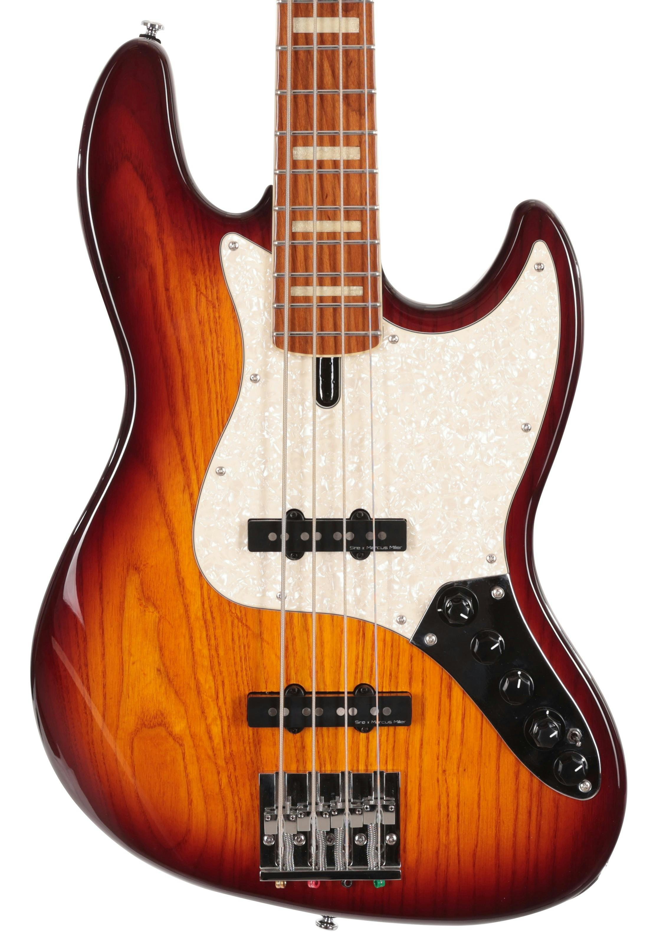 Sire Marcus Miller V8 Swamp Ash 4-String Bass Guitar in Tobacco
