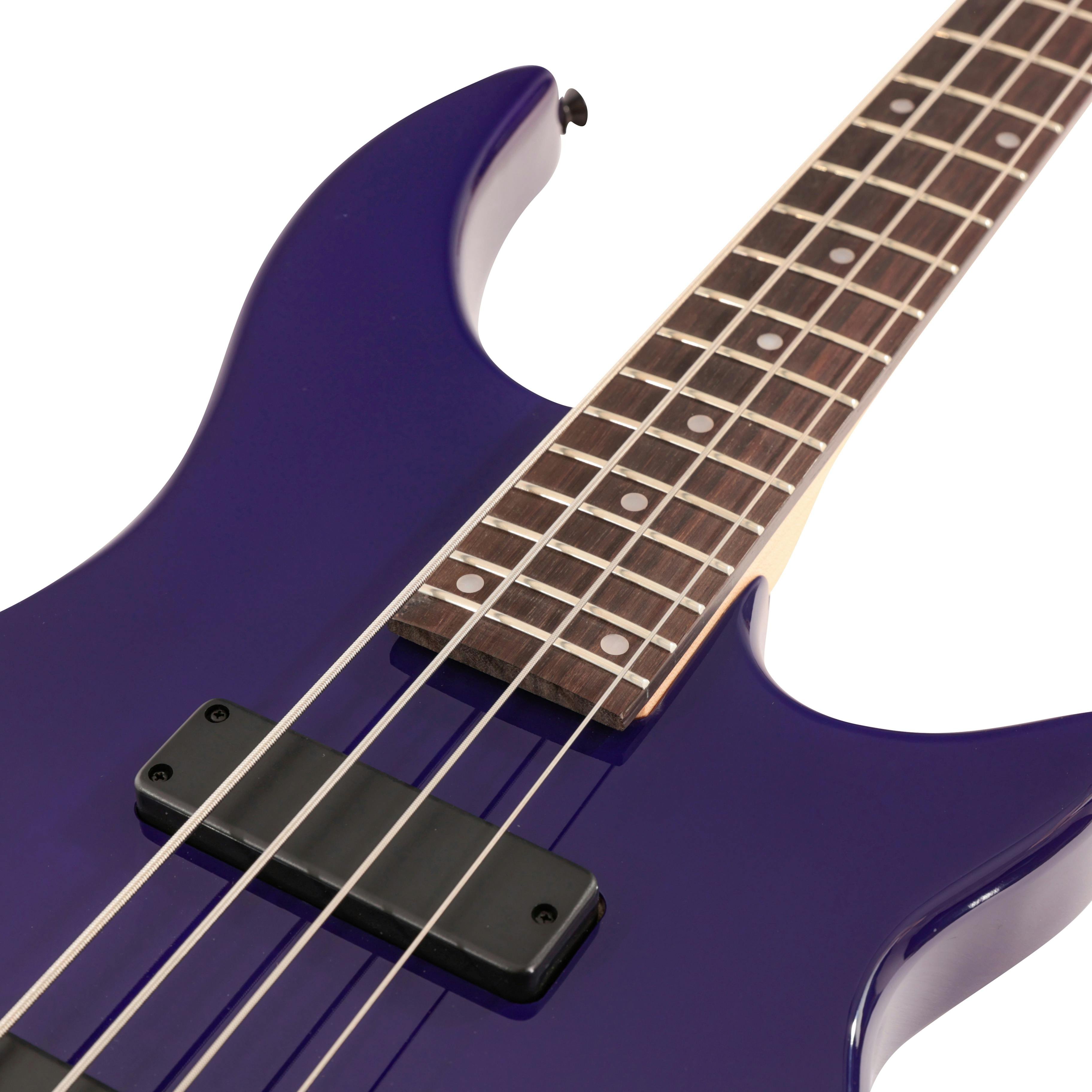 EastCoast MB4 Bass Guitar in Purple Rosewood Fretboard with All Black Hardware - EC-MB4-PP-EC-MB4-PP-6.jpg