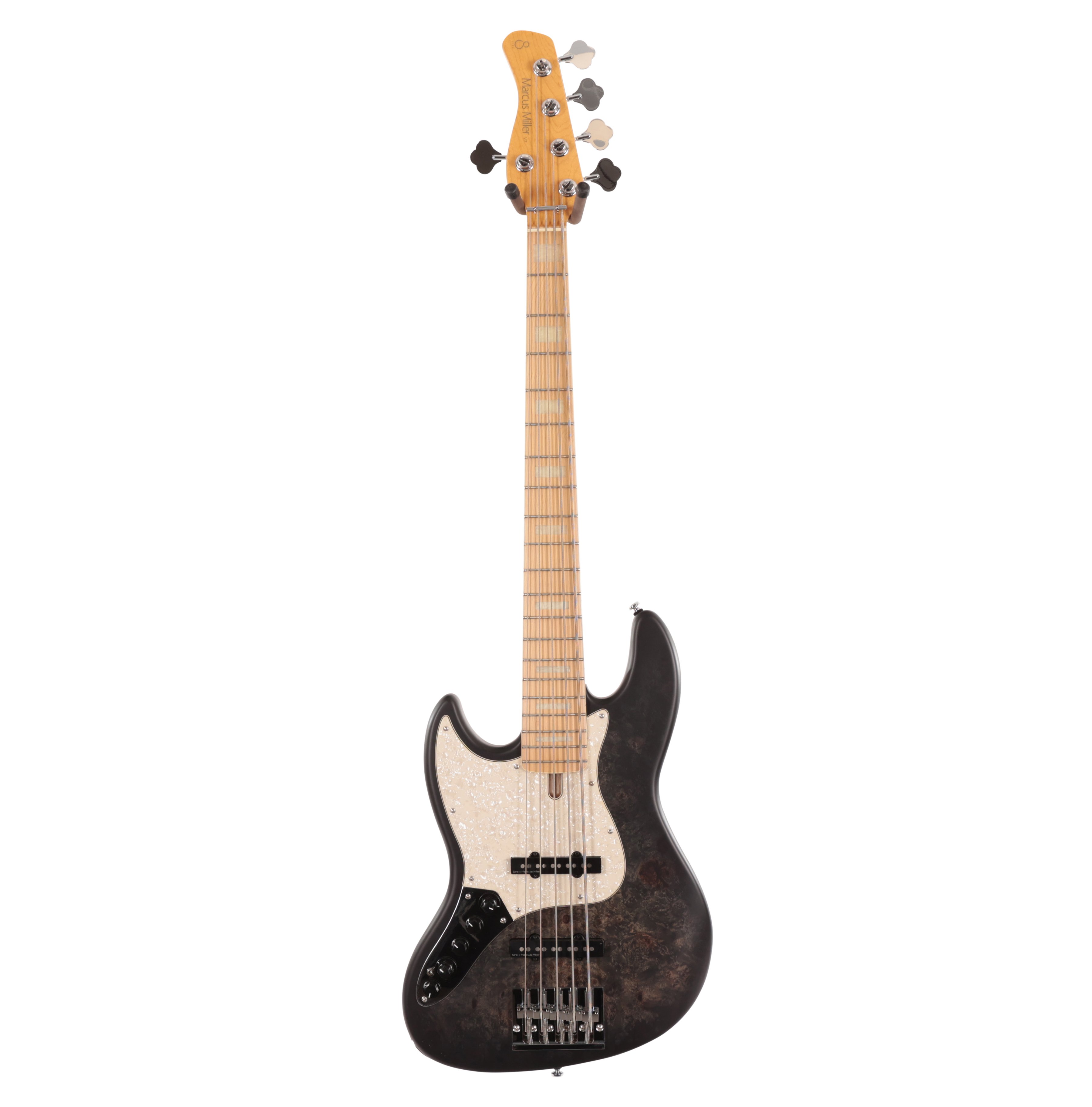 Sire Marcus Miller V7 Reissue Left Handed Swamp Ash 5-String Bass Guitar in Transparent Black Satin - SIRELHV7RESA5TBKS (3).jpg