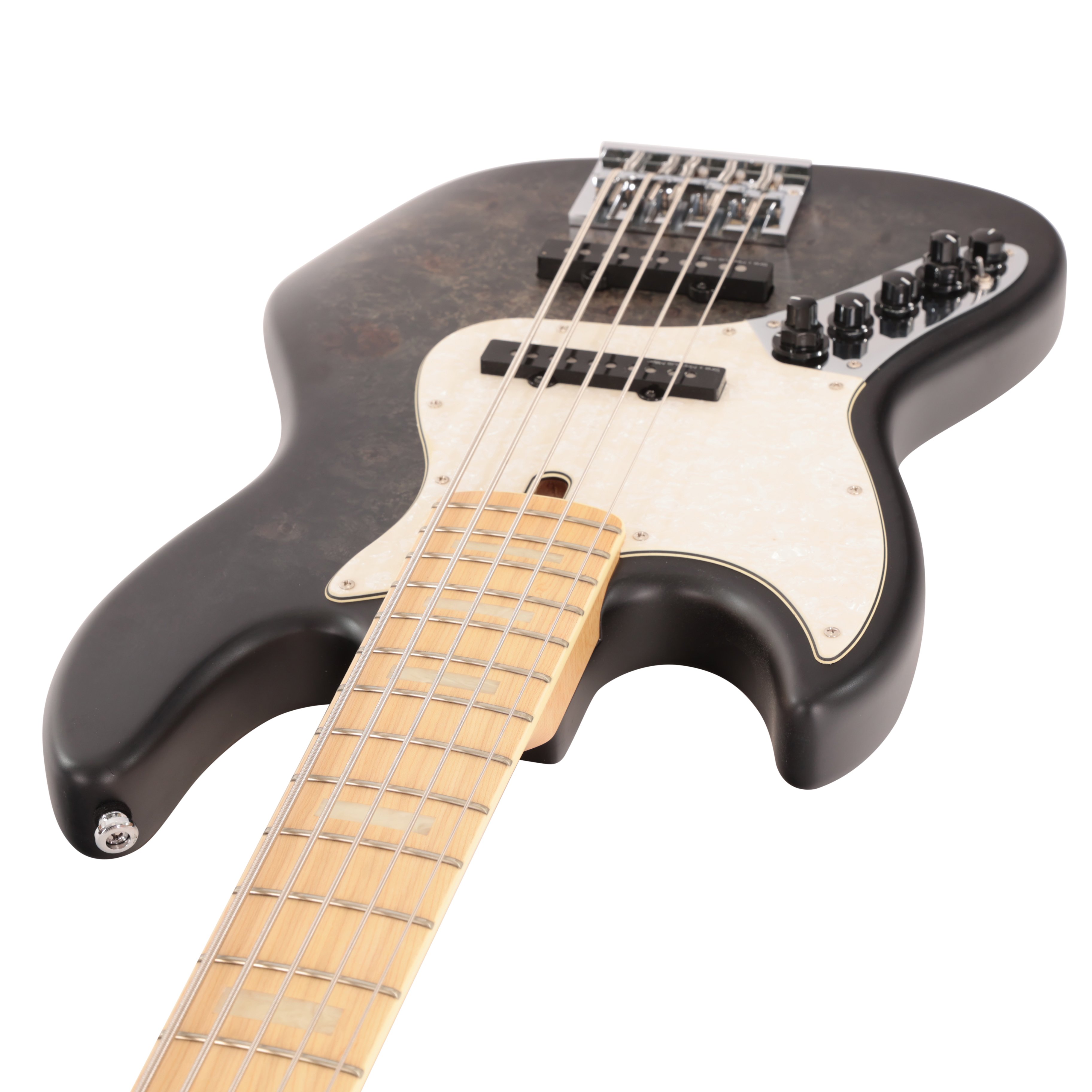 Sire Marcus Miller V7 Reissue Left Handed Swamp Ash 5-String Bass Guitar in Transparent Black Satin - SIRELHV7RESA5TBKS (8).jpg